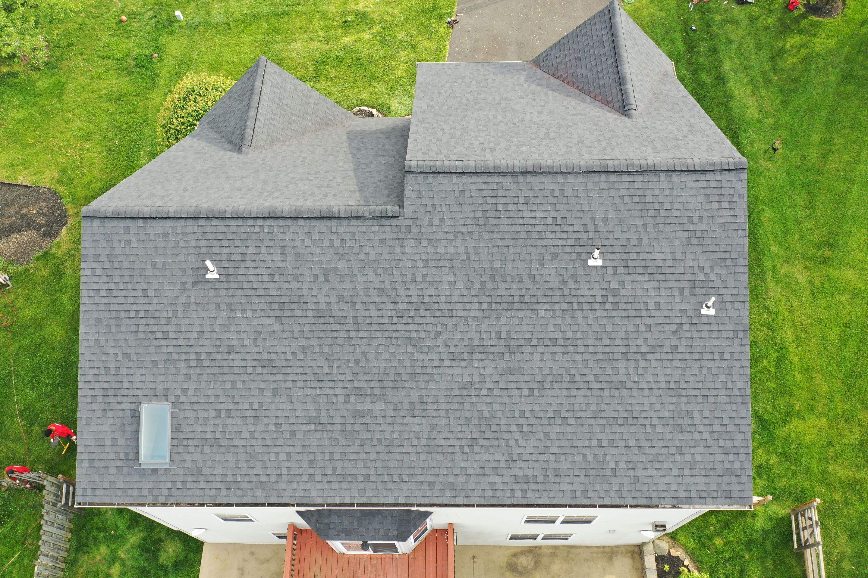 Roofing Installation using CertainTeed Landmark - Moire Black by Storm Guard of Ches-Mont PA