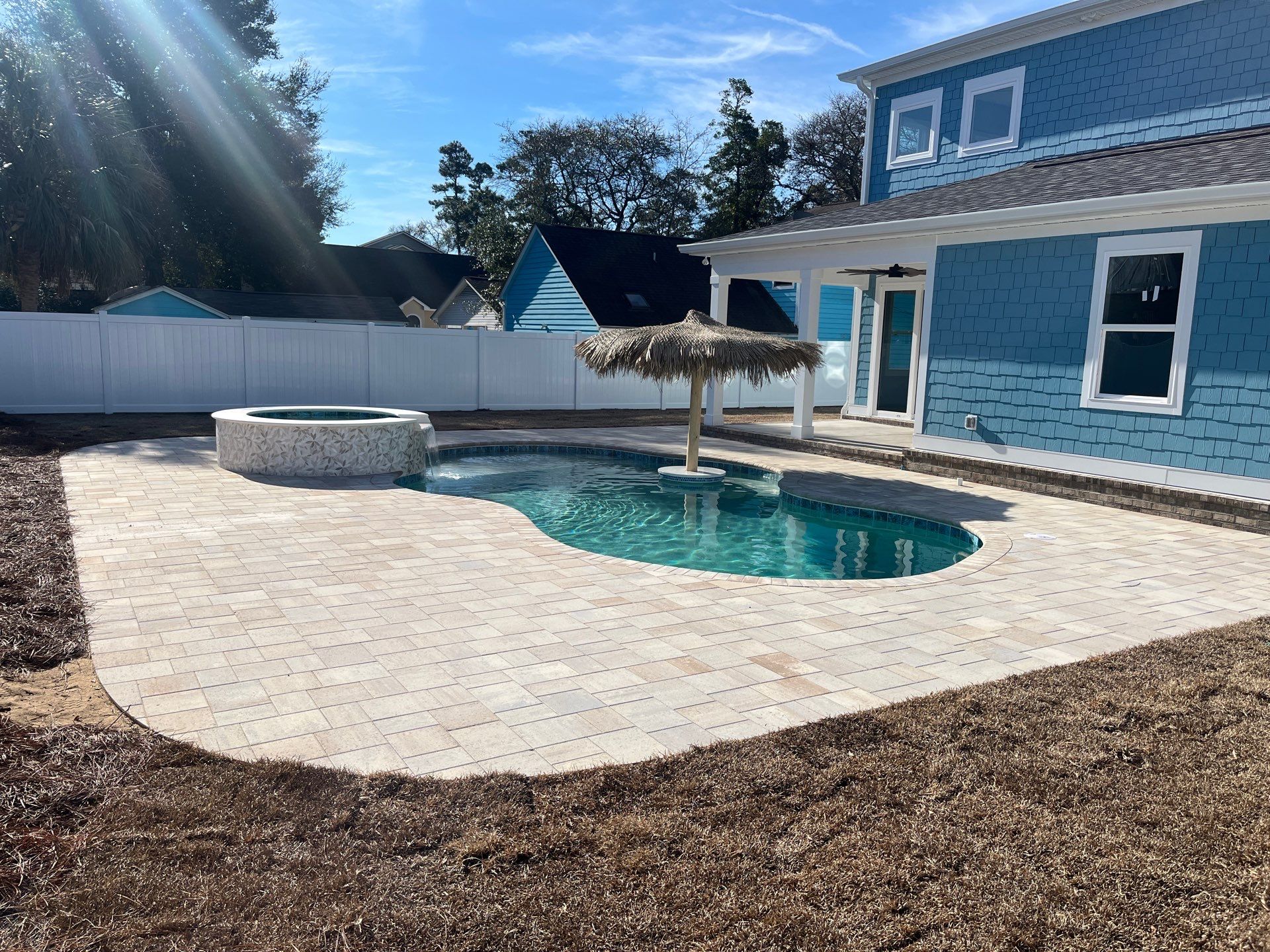 Project in North Myrtle Beach, SC by Brothers Pool Construction