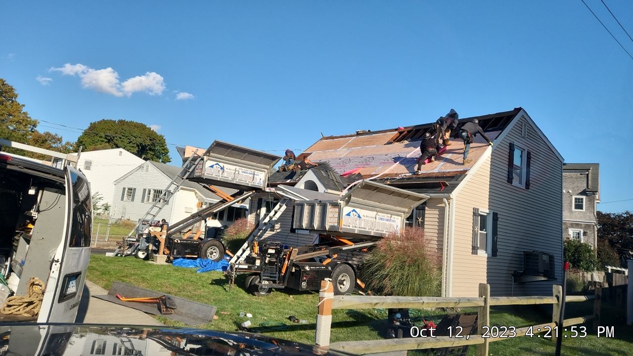 Residential Roofing Installation using Owens Corning TruDefinition Duration - Onyx Black by A Plus Exterior