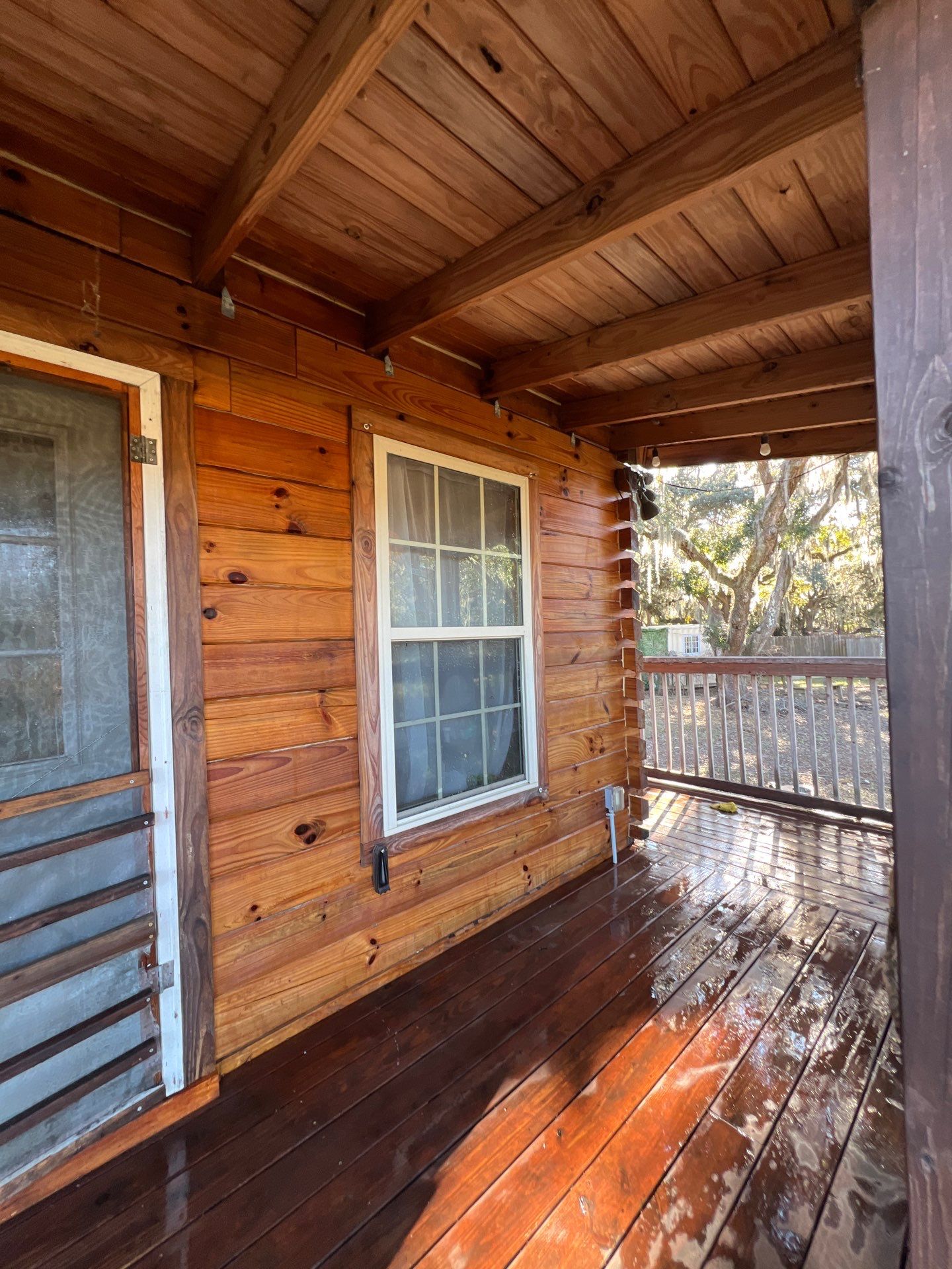 Cabin using Wood Sealant by DuraSeal