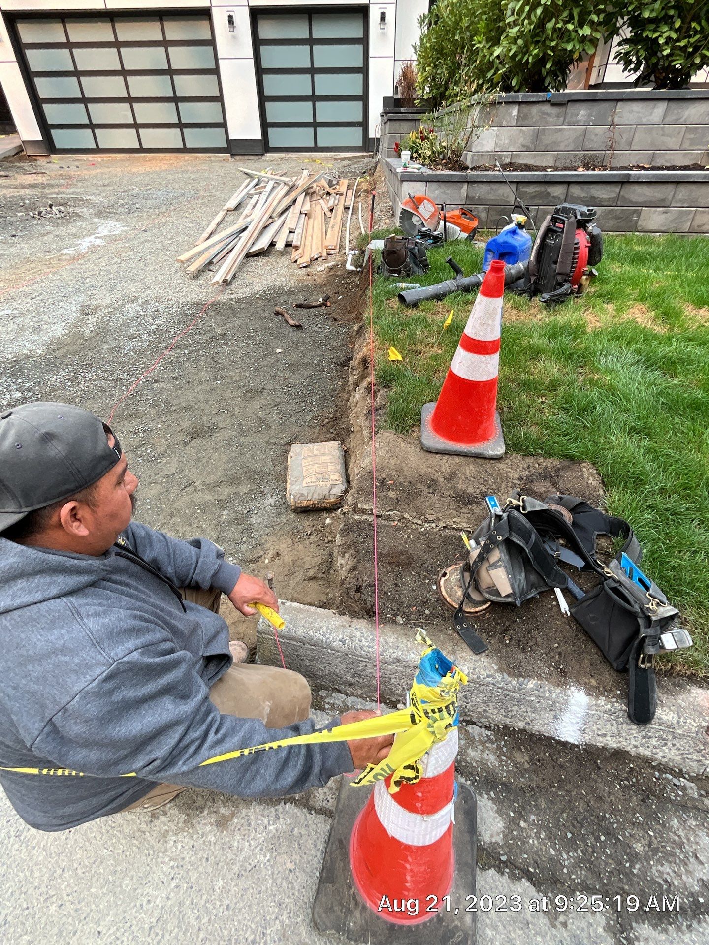 Bruce | Broom Finish Driveway, Concrete Project by Jireh Asphalt & Concrete Inc 
