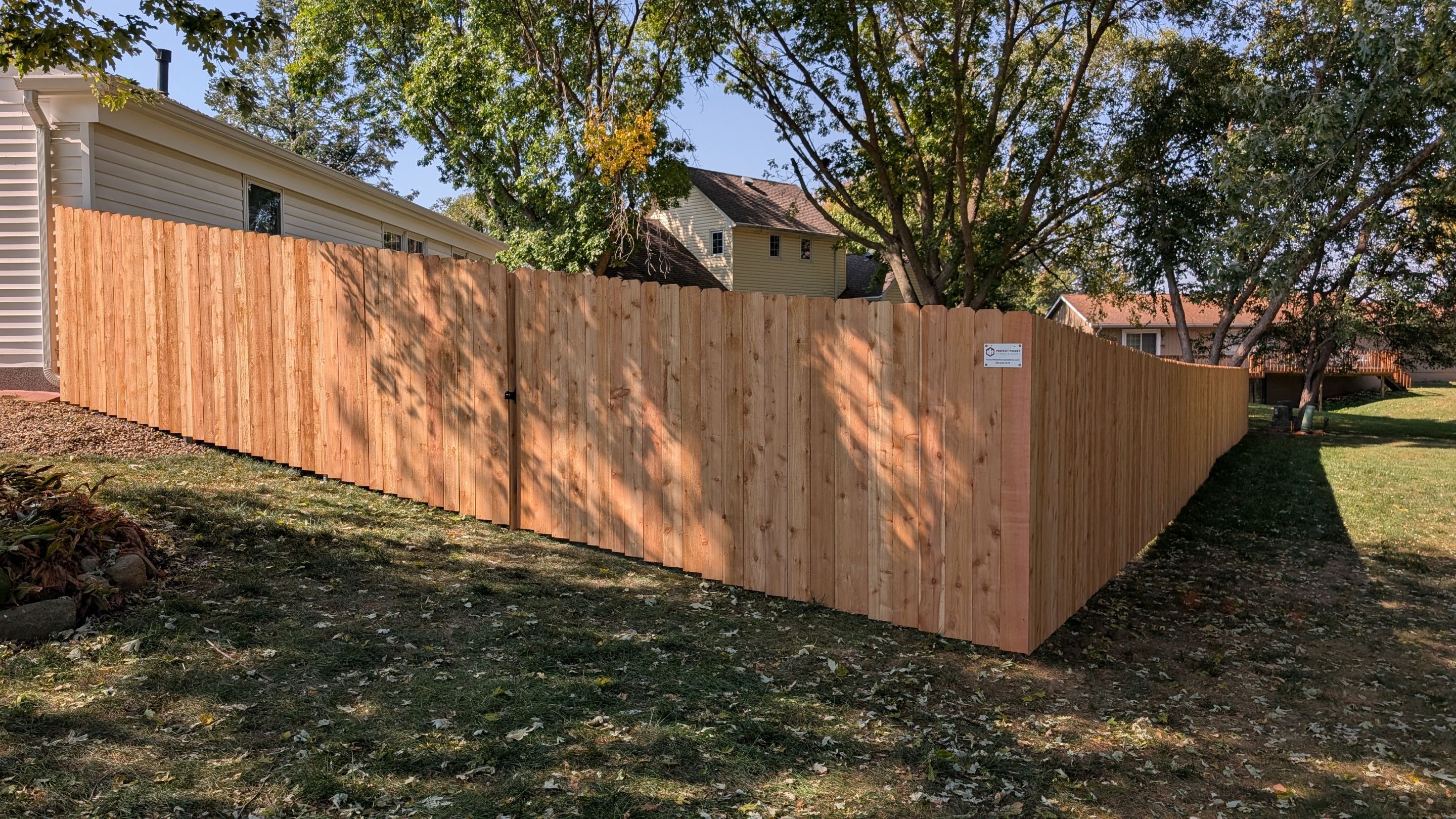 Project in Cedar Falls by Perfect Picket Fence and Stain