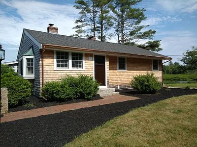 Gutter Installation using 6" Half Round Copper Gutter in Halifax, MA