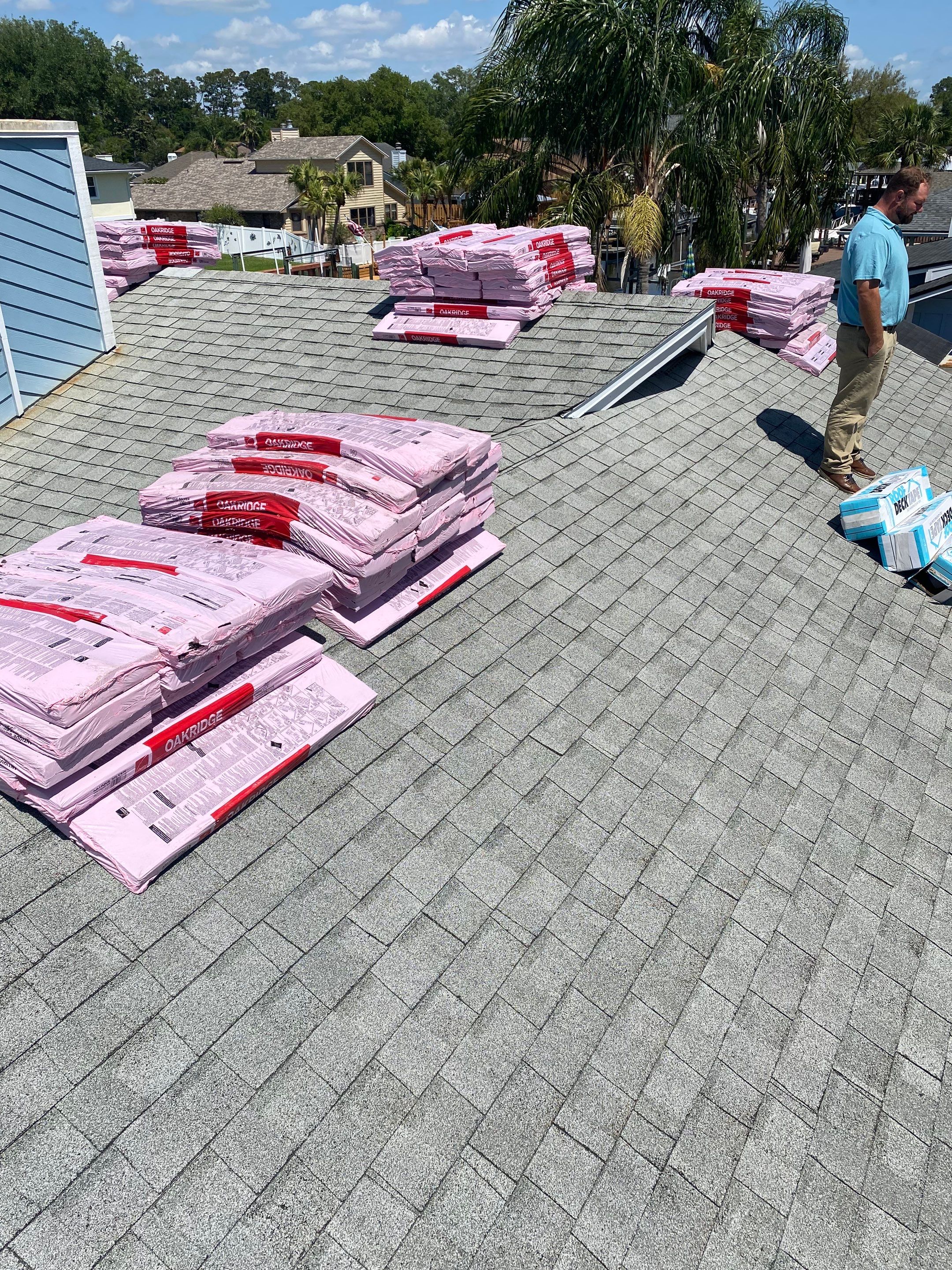 Residential Roofing Installation using Owens Corning TruDefinition Duration Shingles by Galaxy Builders, Inc.