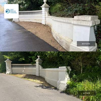 Render Clean using Honda 15lpm Low Pressure Washing Machine