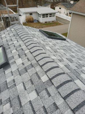 Residential Roofing Installation using Owens Corning TruDefinition Duration Sierra Gray