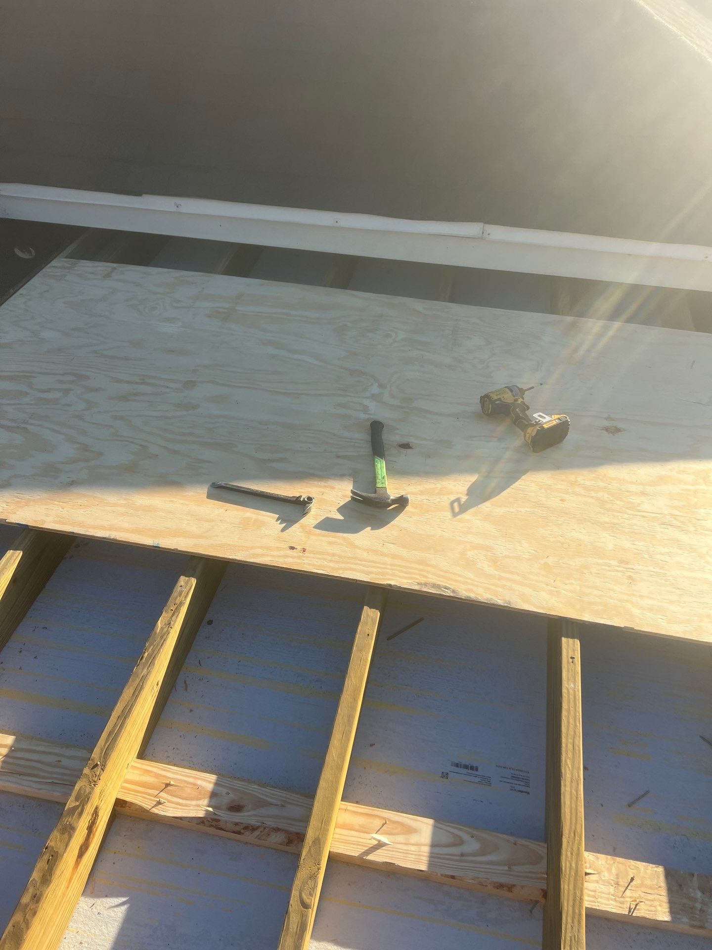 It Ain't Easy getting Shady  by Bayfront Roofing and Construction