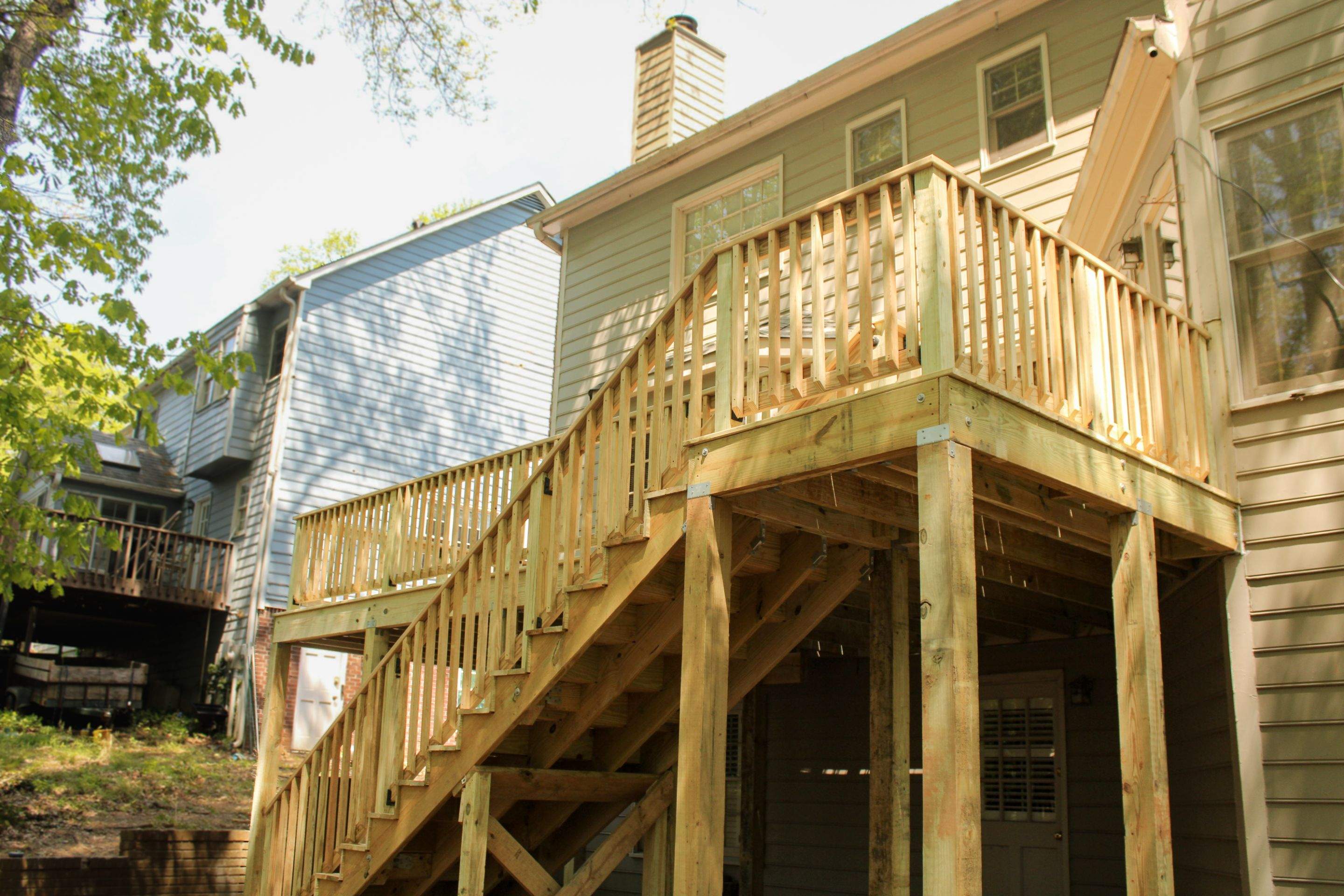 Wood Deck Build in Acworth, GA by Nelson Exteriors 