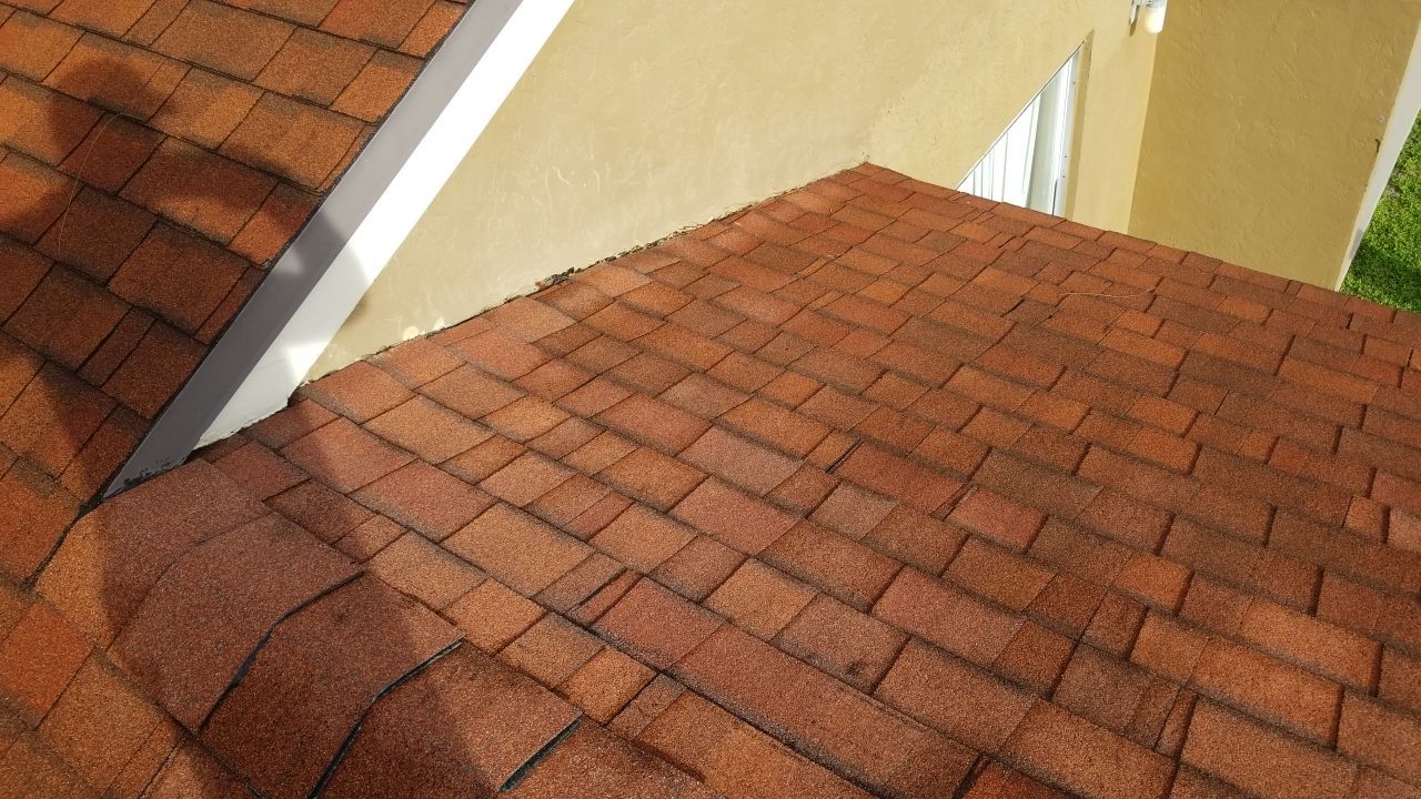 Residential Shingle Roof Repair and Fascia Replacement in West Palm Beach by Aastro Roofing