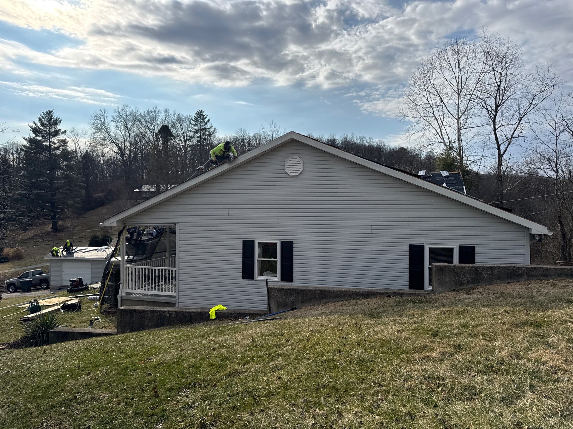 Residential Roofing Installation using Performance Shingles by Mr. Roofer