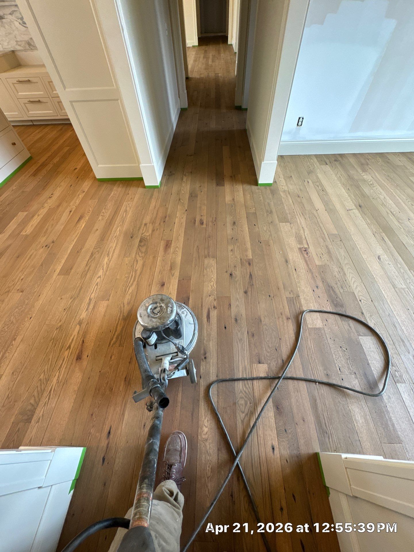 Sand and Finish, Herringbone Feature! by RTBaldwin Hardwood Floors