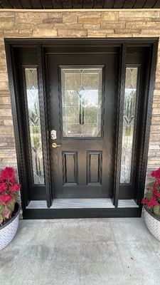 Repaint of exterior doors