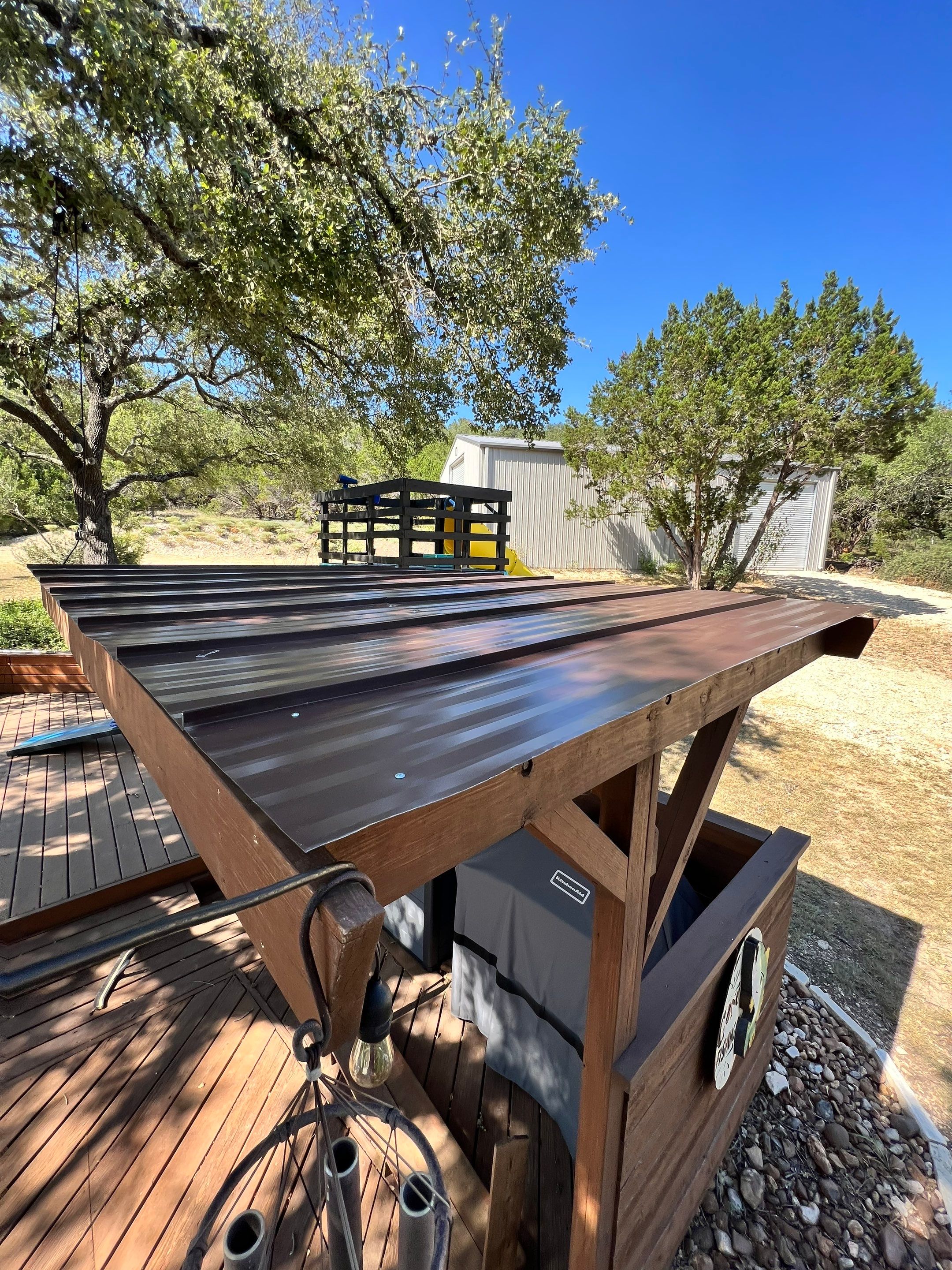 Residential Metal Roof Installation using McElroy Metal by Premier Roofing and Contracting