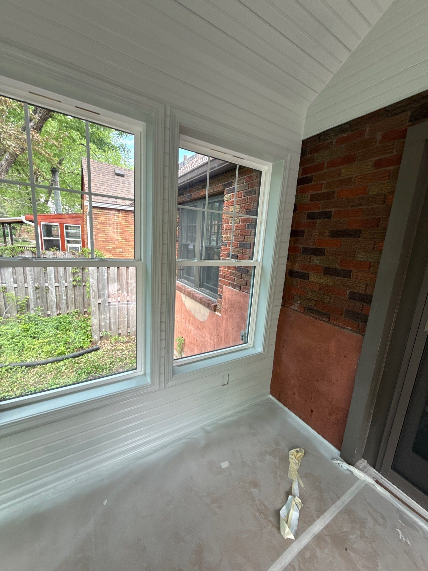 New 4 season room interior & exterior painting by Midwest Paint LLC