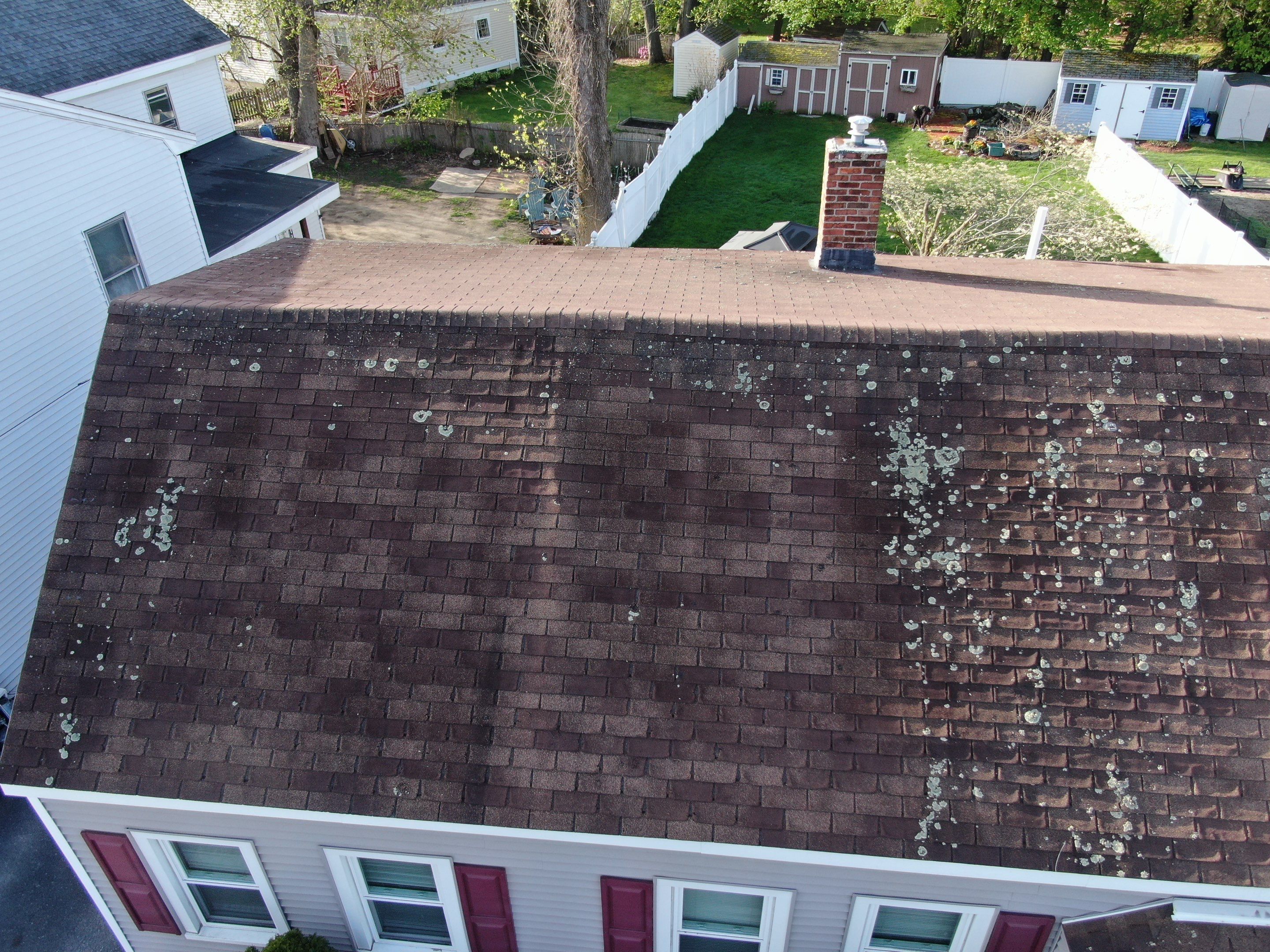 Roof Replacement with Owens Corning TruDefinition Shingles in Midnight Plum by Mighty Dog Roofing of Greater Middlesex County