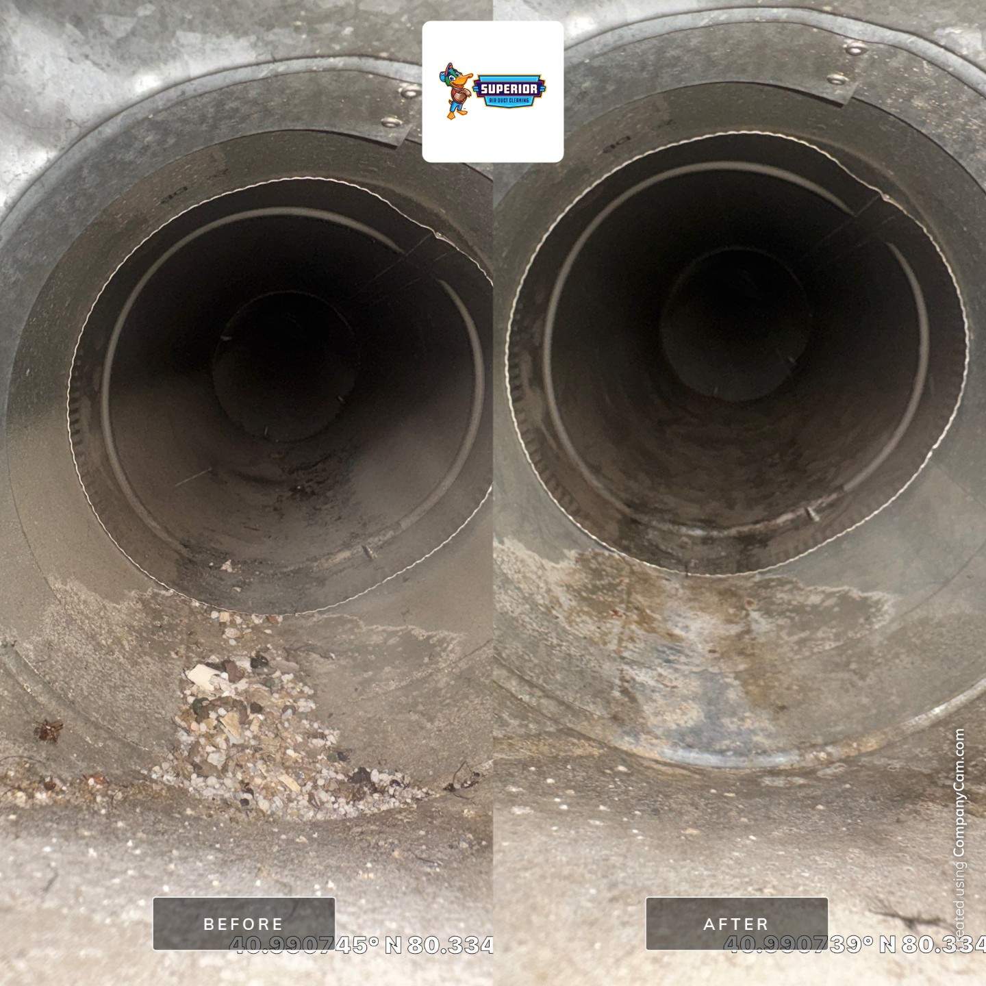 Air Duct Cleaning With a Vacuum Truck in New Castle, PA by Superior Air Duct Cleaning