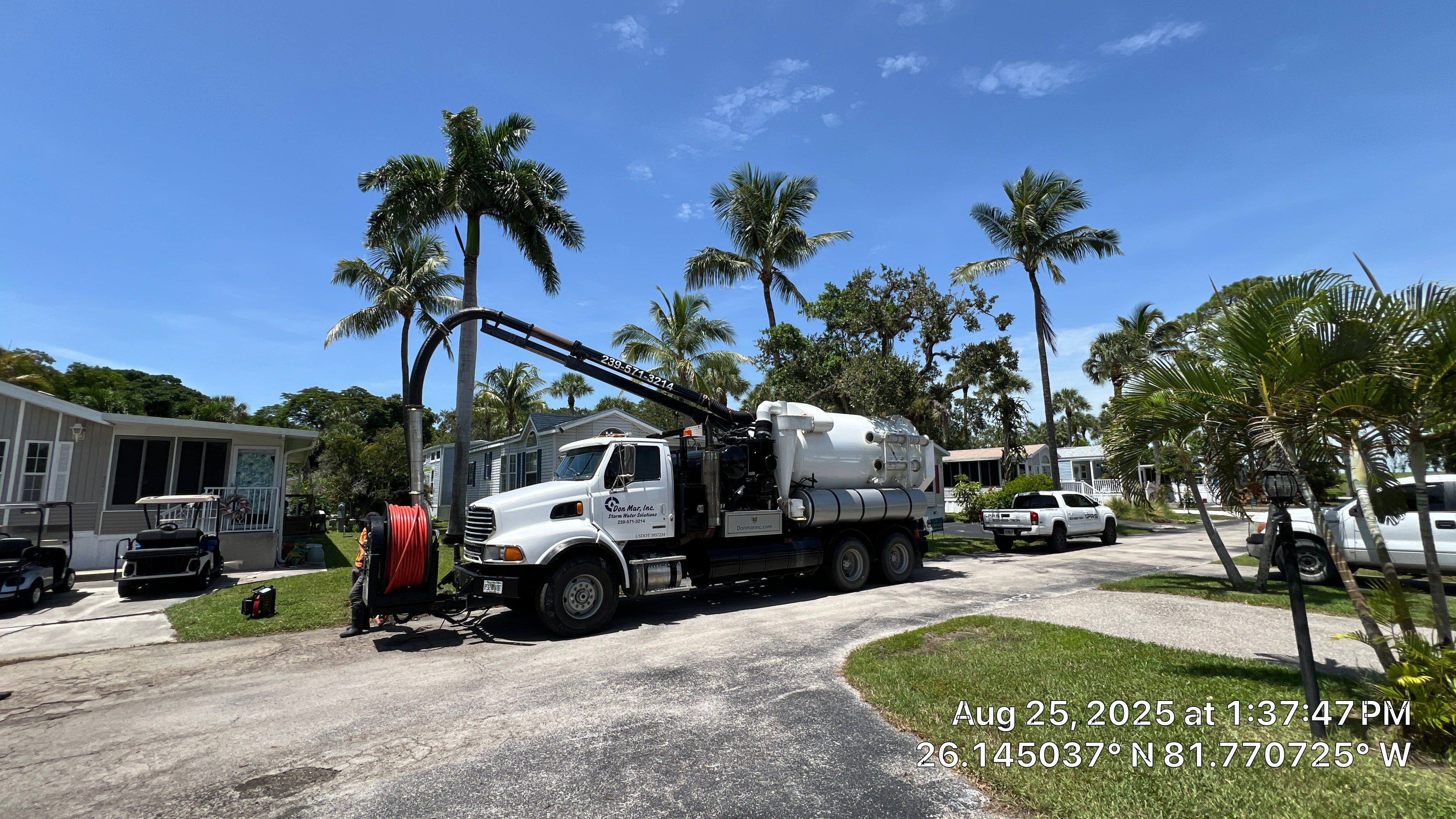 Naples RV Resort Stormwater System Maintenance  by Don Mar, Inc. Storm Water Solutions