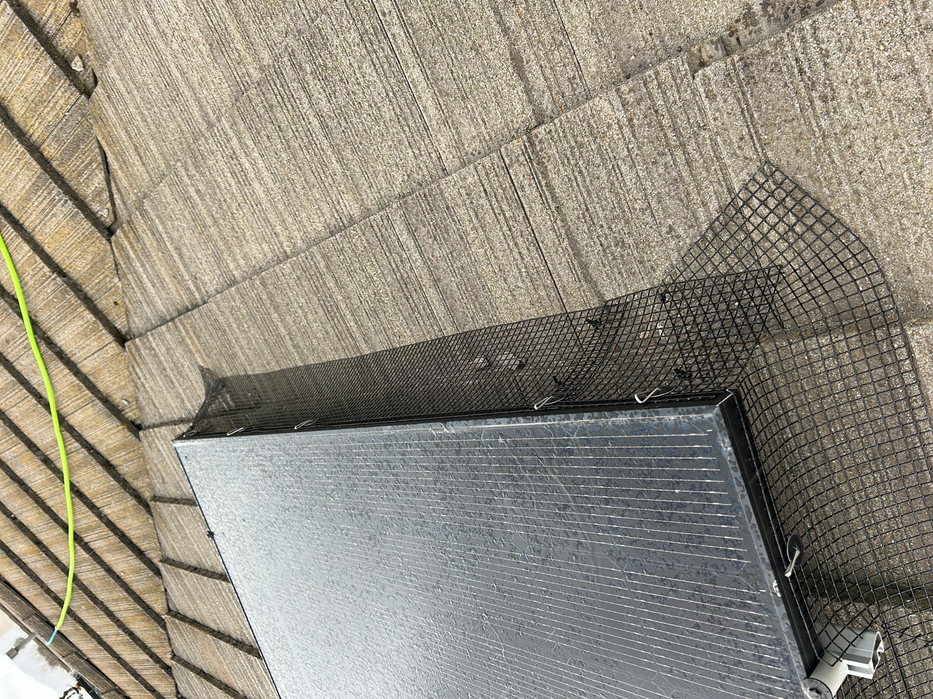 Solar Panel Bird Proofing using Critter Guard Mesh-Flat tile by All One Solar Shine
