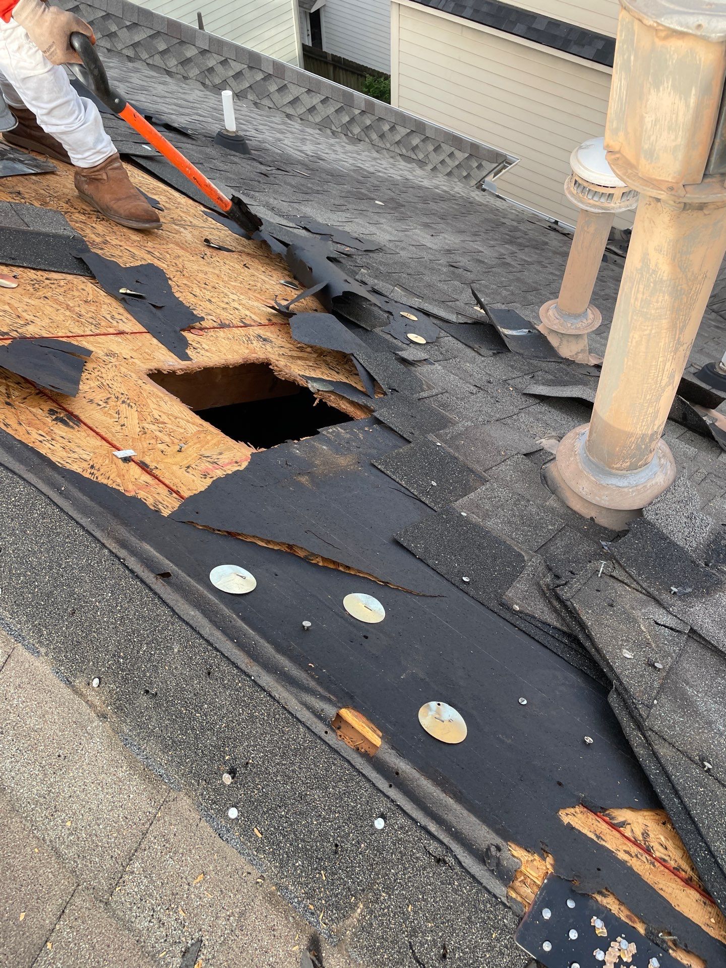 Residential Roofing Repair using Owen's Corning Duration (Lifetime) Shingles by Roof Repair Services LLC