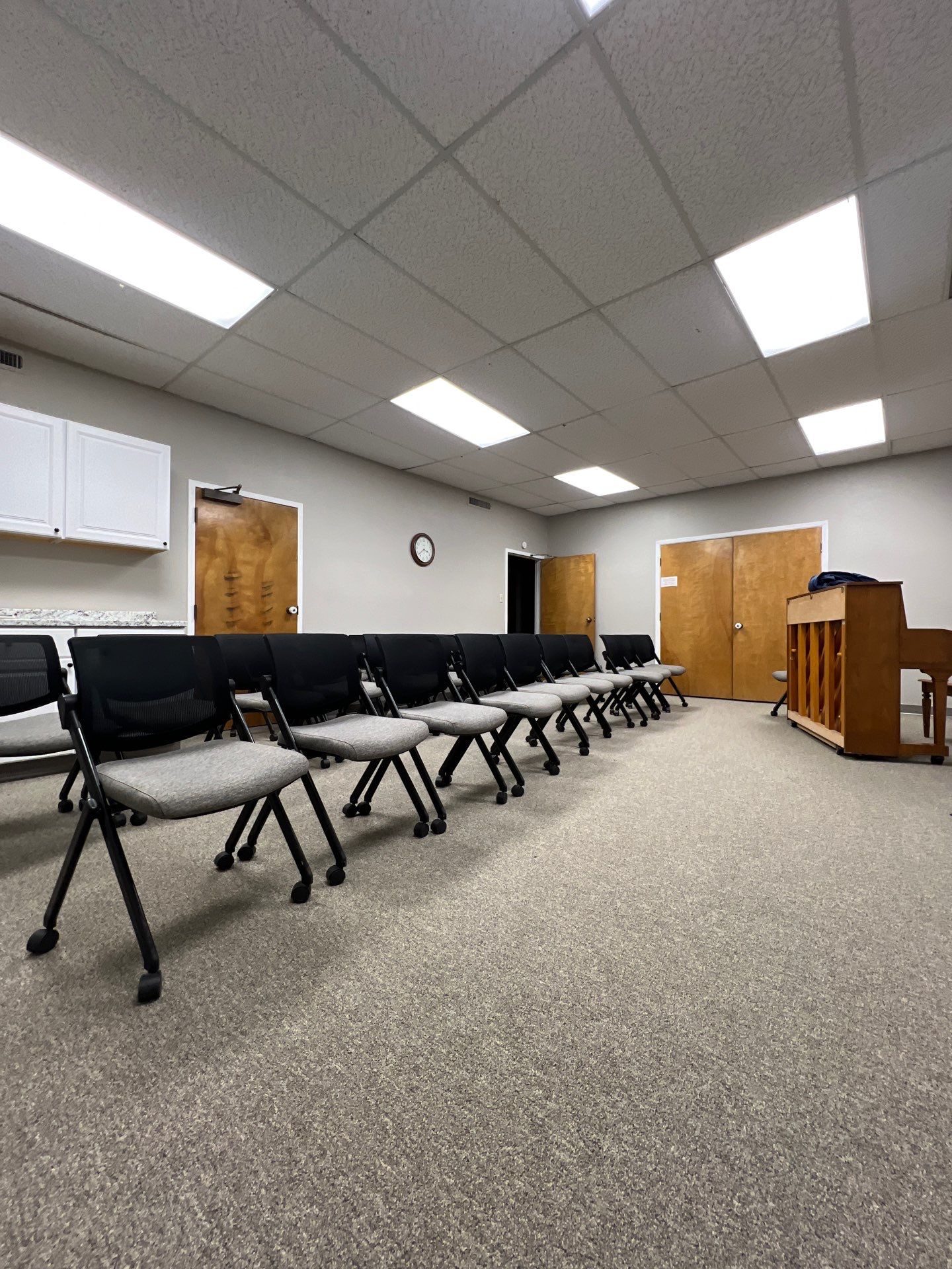 Choir Room, Choir Director's Office & Closet at Trinity Church, Denton, TX by Simmons Floors