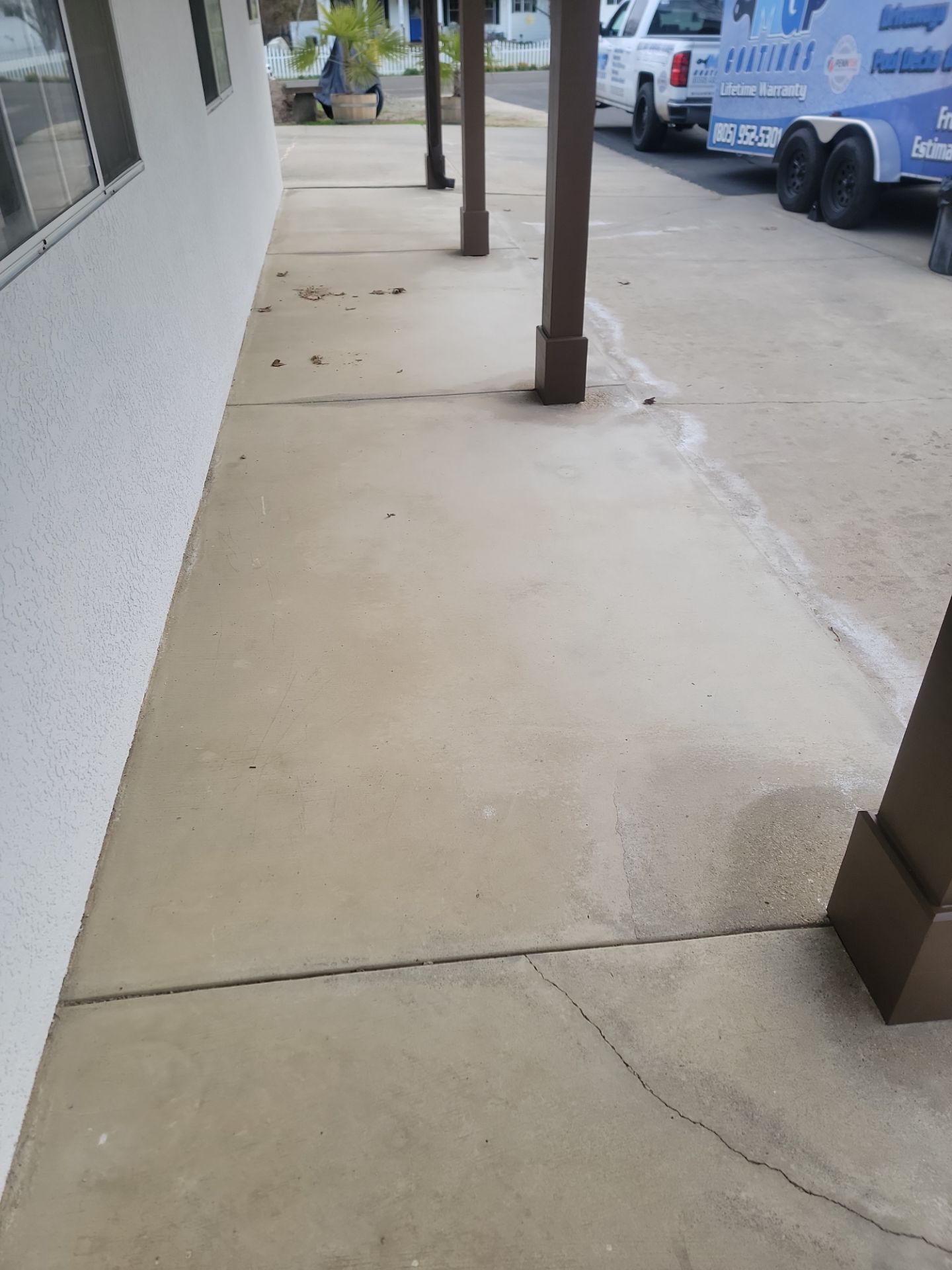 Front porch Makeover using Penntek by MGP Coatings