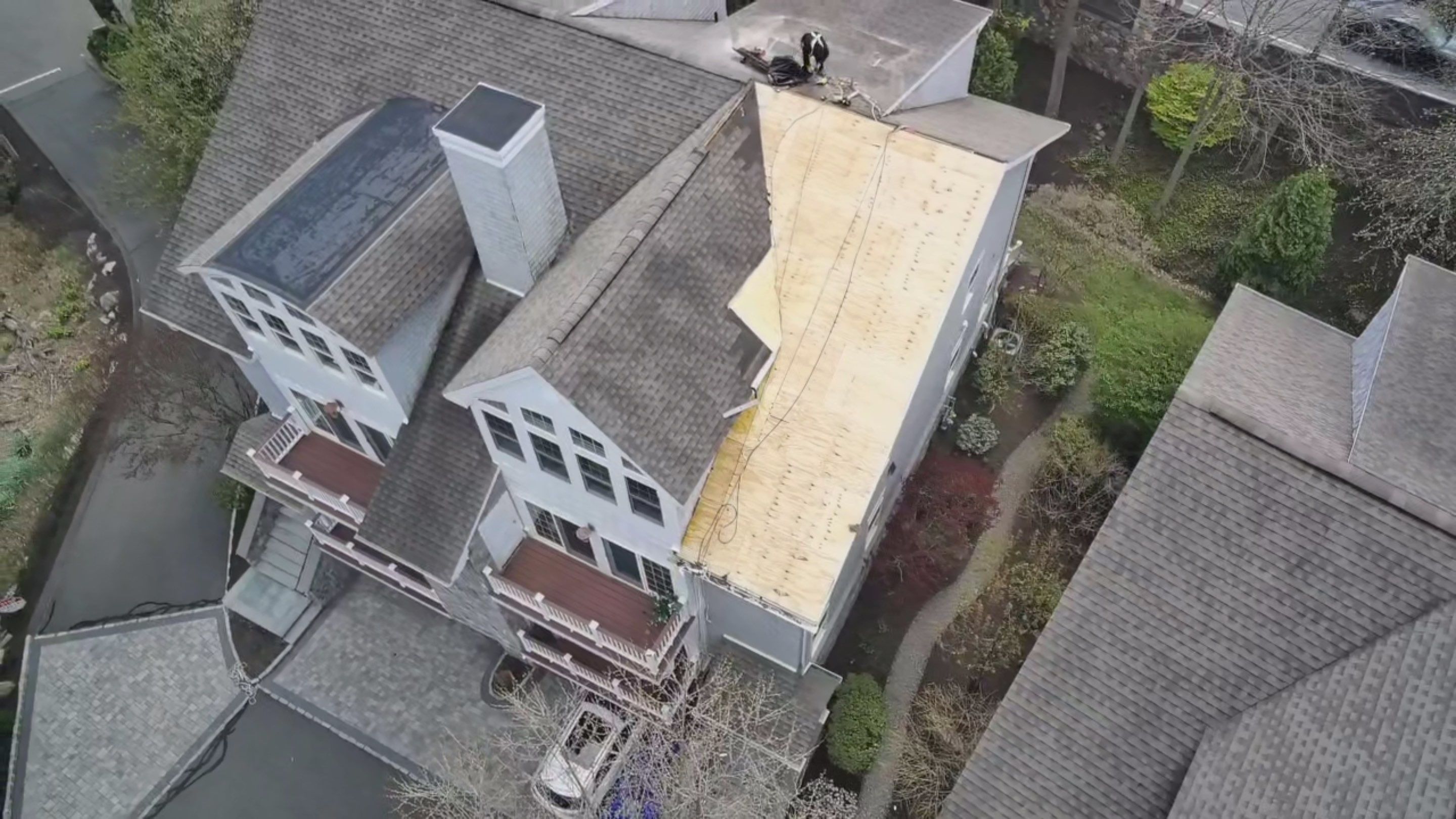 Re Roof for Fairfield Corporation done by DiGiorgi by DiGiorgi Roofing and Siding Inc