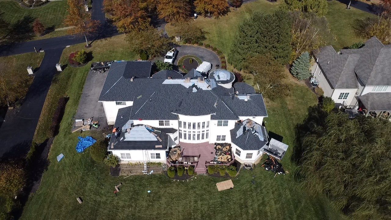 Residential Roofing Installation using Certainteed Landmark Pro Shingles by Best Roofing & Siding Company