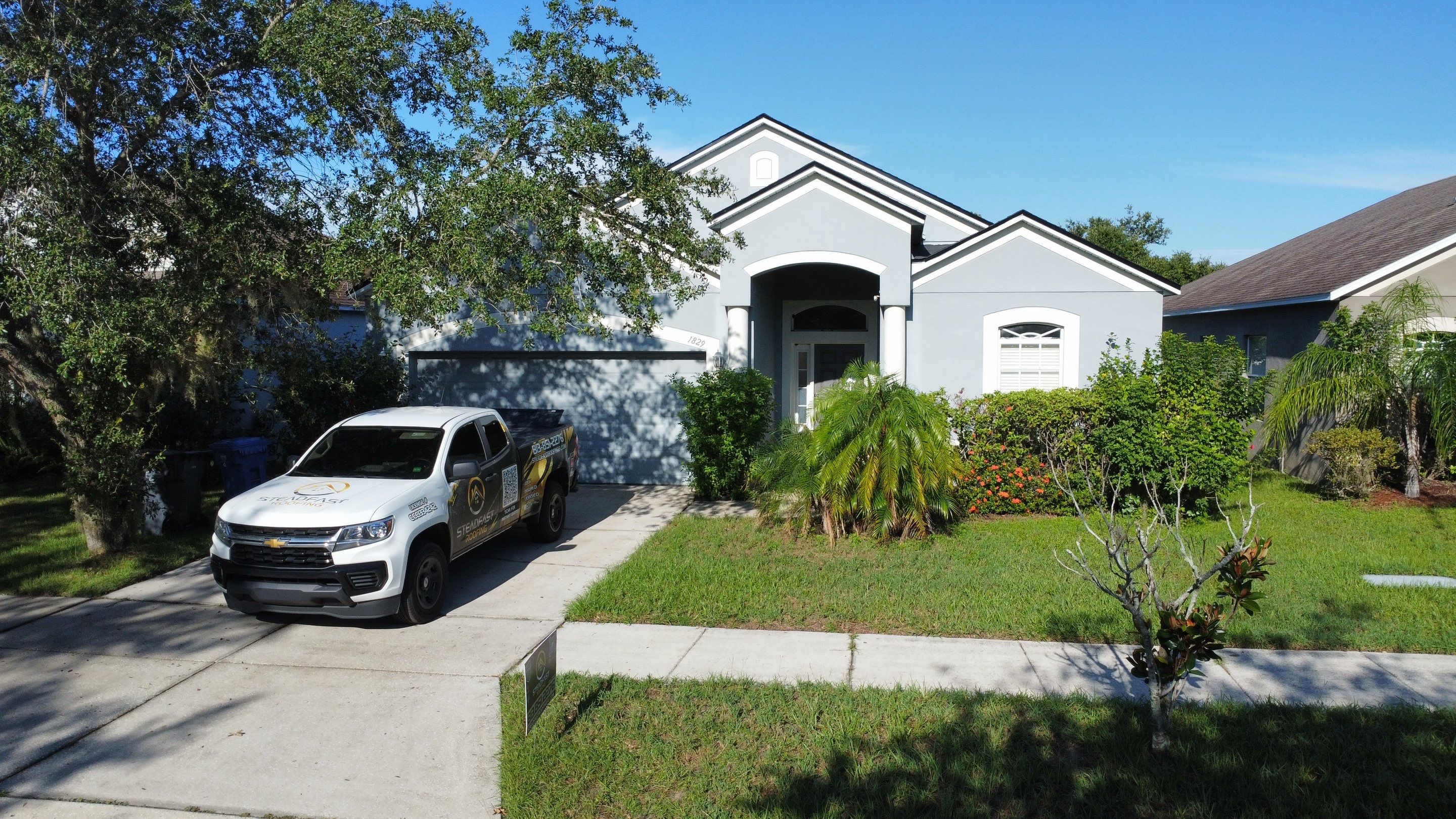 Roof Replacement in Ruskin FL. by Steadfast Roofing 