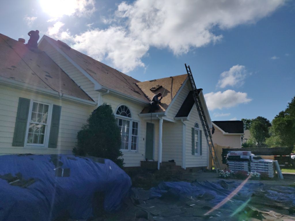 Residential Roofing Installation using Roof Installation by American Roofing NC