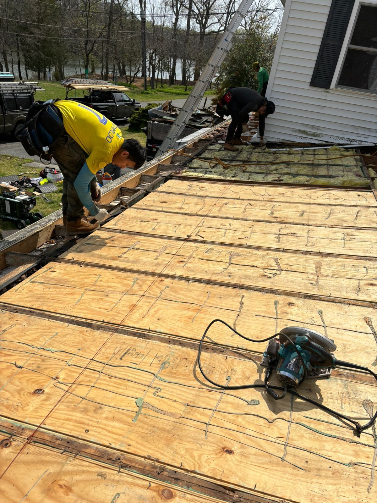Roof Installation using GAF Timberline HDZ by ExteriorPros