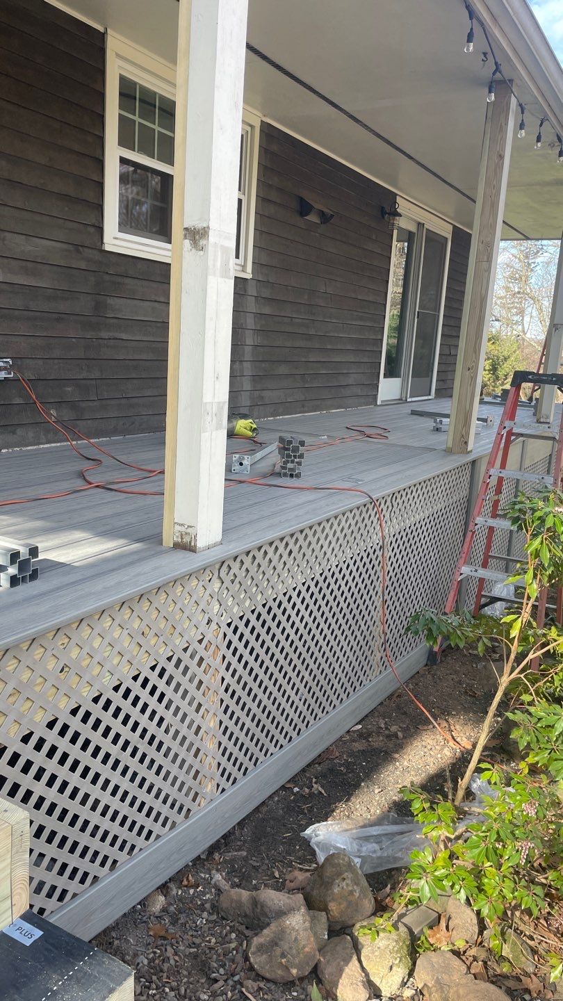 Porch Resurface in Clinton NJ by deck guardian