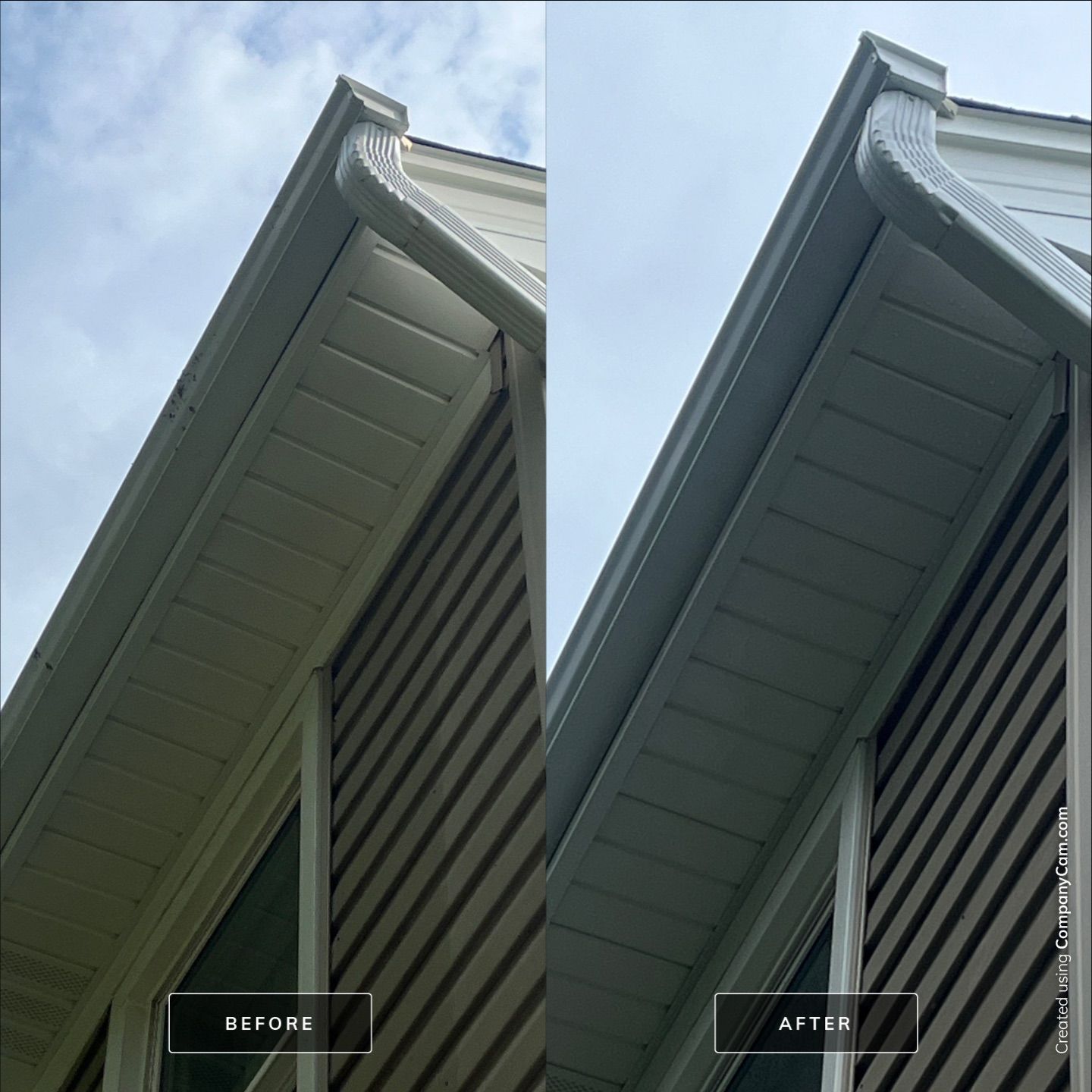 Project in Island Lake by Simmons Power & Soft Washing