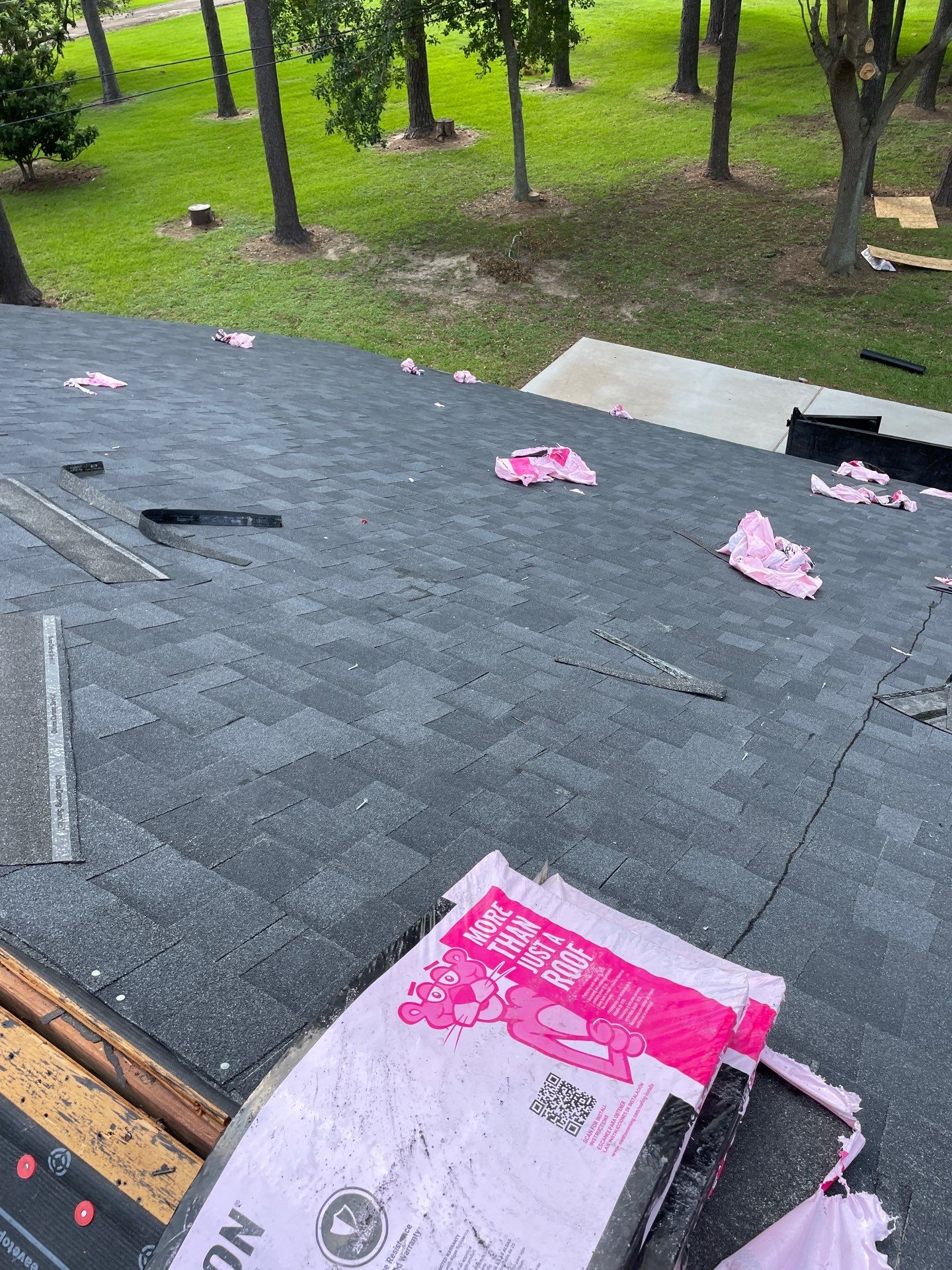 Residential Roofing Installation using Owen's Corning Duration (Lifetime) Shingles by Roof Repair Company