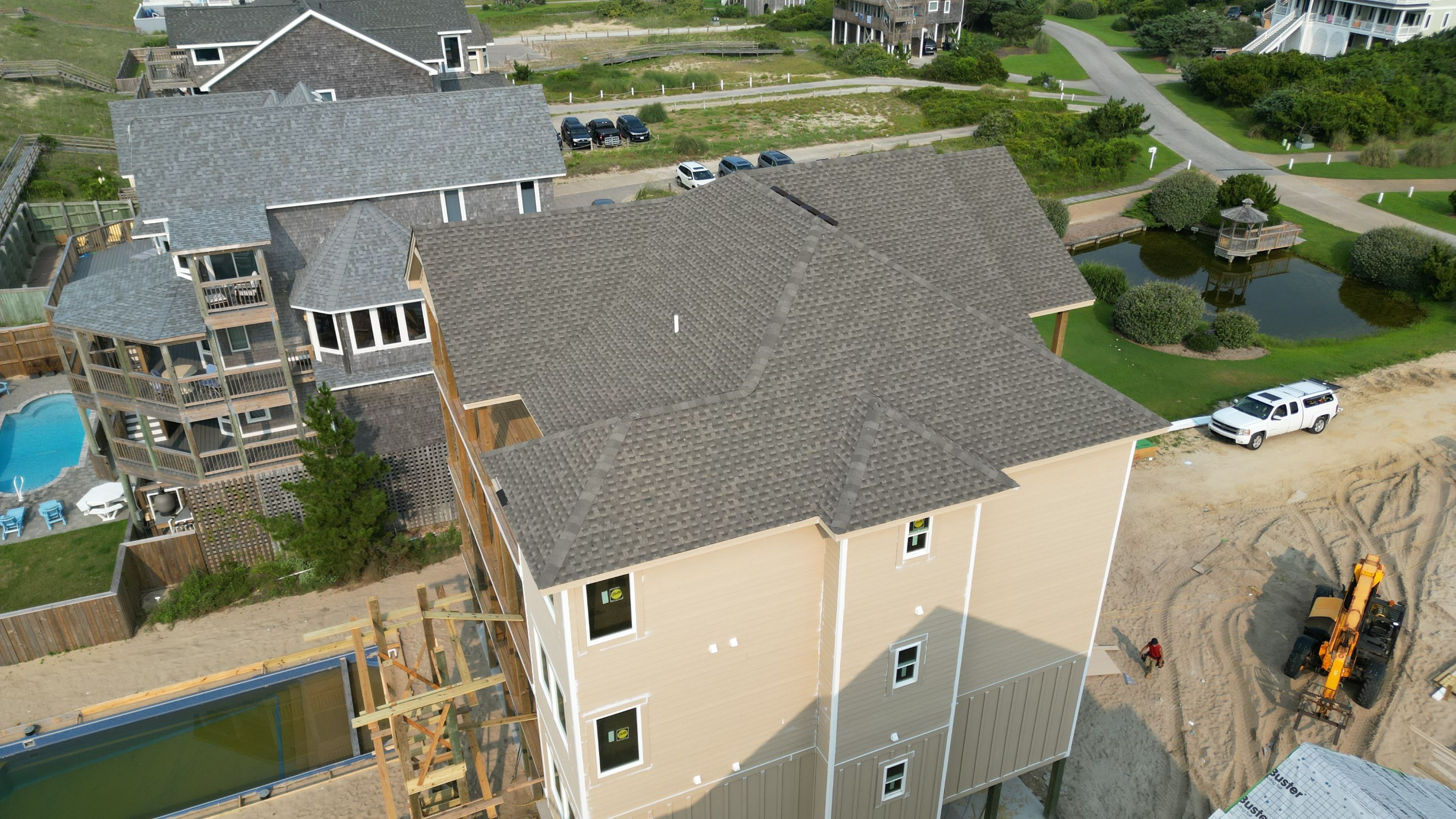 Residential Roofing Installation using Timberline HDZ in Hatteras NC by Gallop Roofing & Remodeling, Inc.