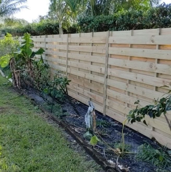 Wood Fence Installation using Shadowbox Wood Fence by Asap fence and gates, LLC