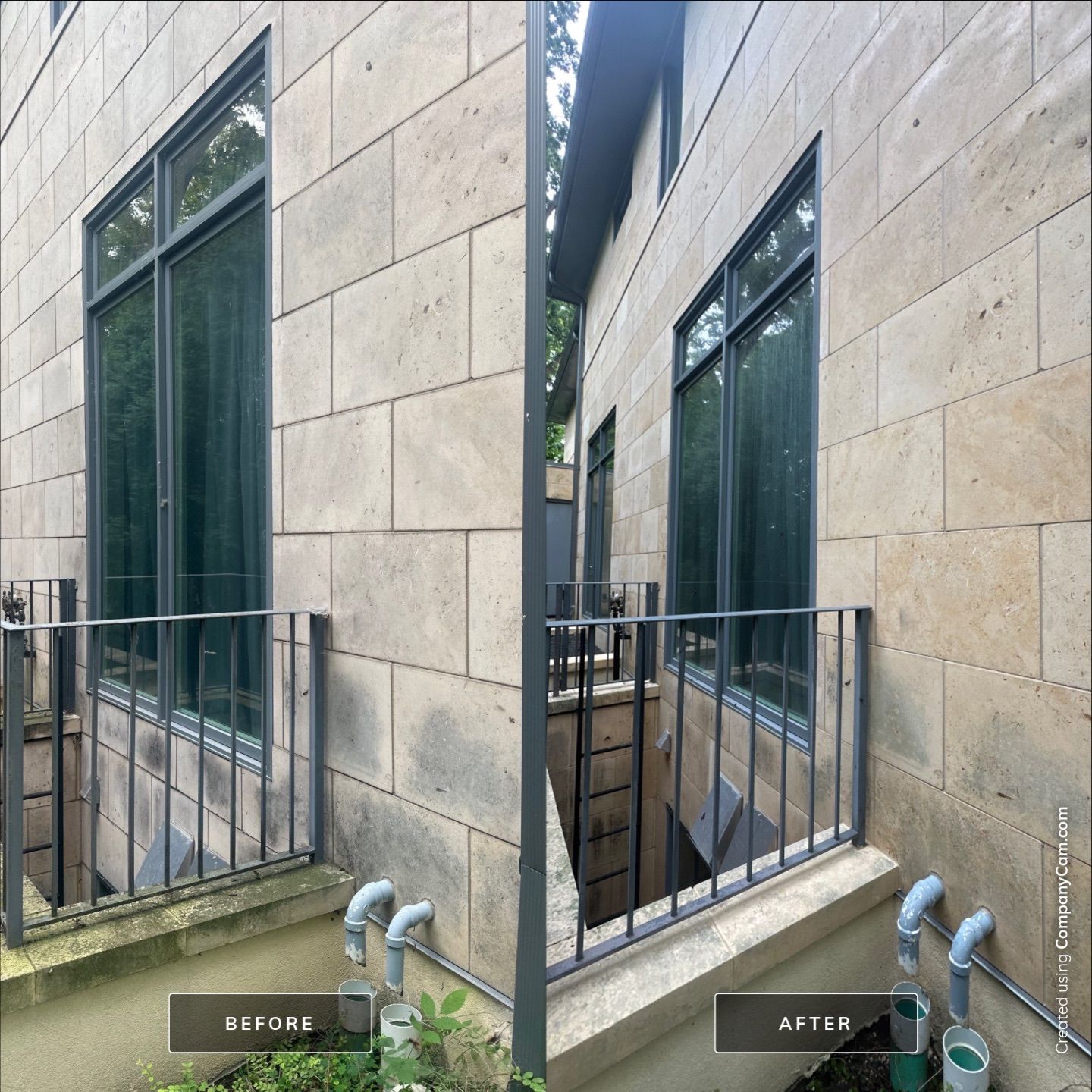 Project in Winnetka by Simmons Power & Soft Washing