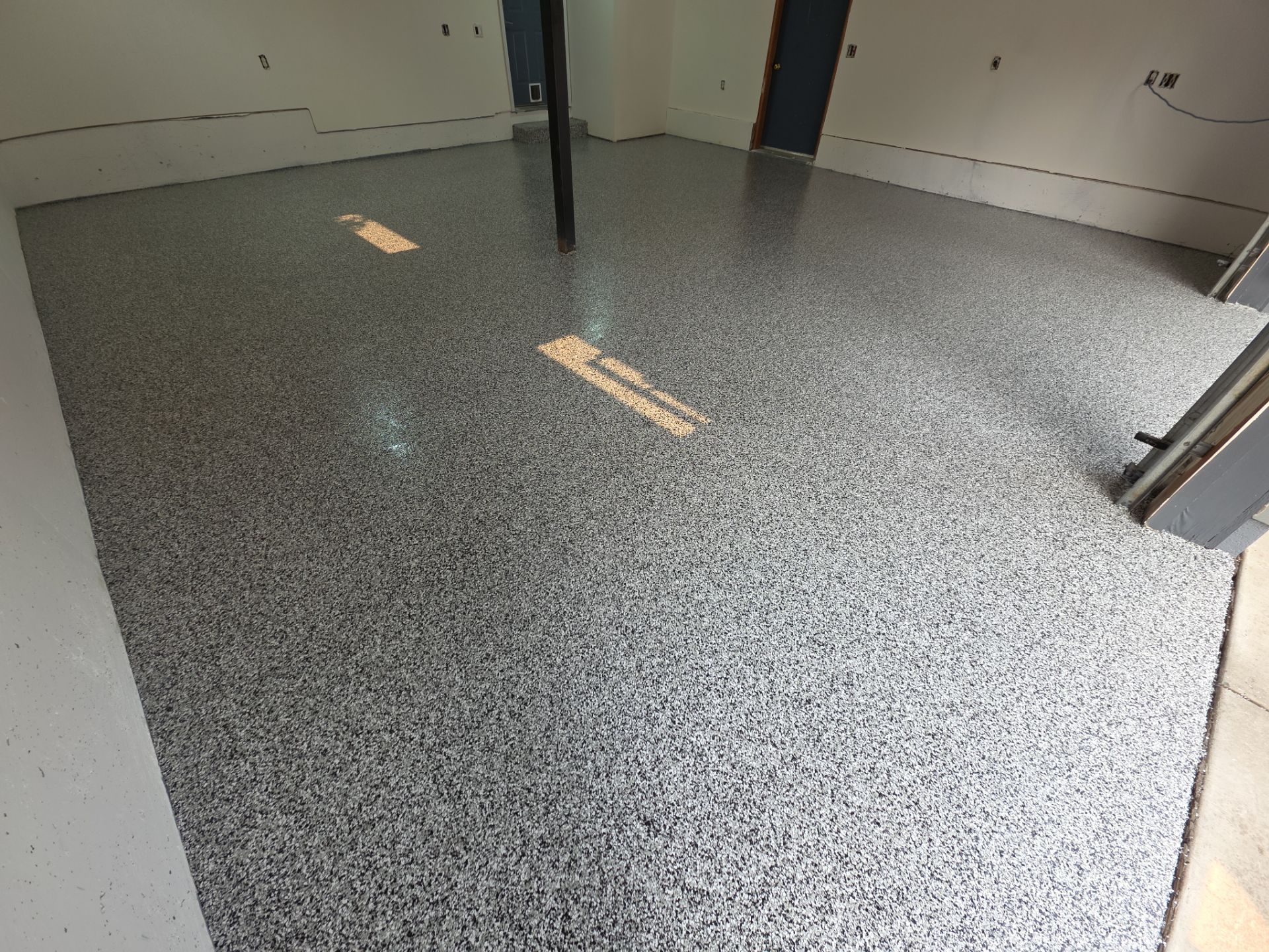 Garage Transformation using Domino by Croc Coatings, LLC