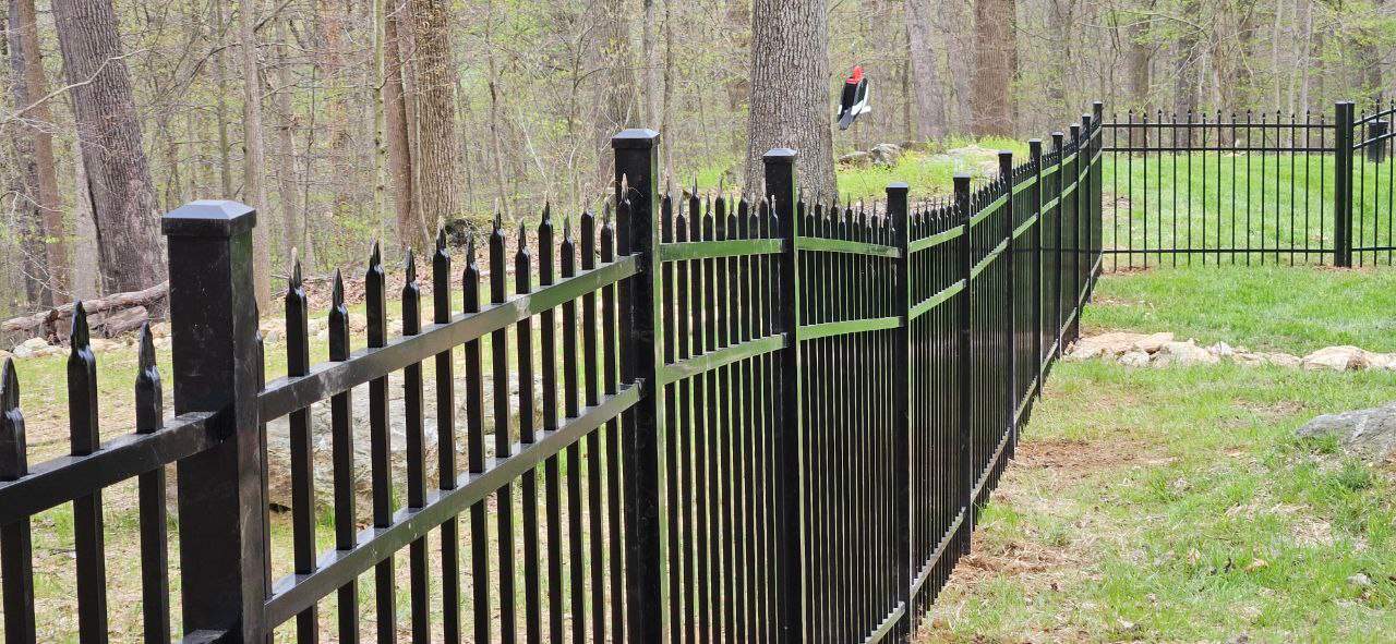 Black Aluminum 3 Rail by Kingdom Fence & Supply