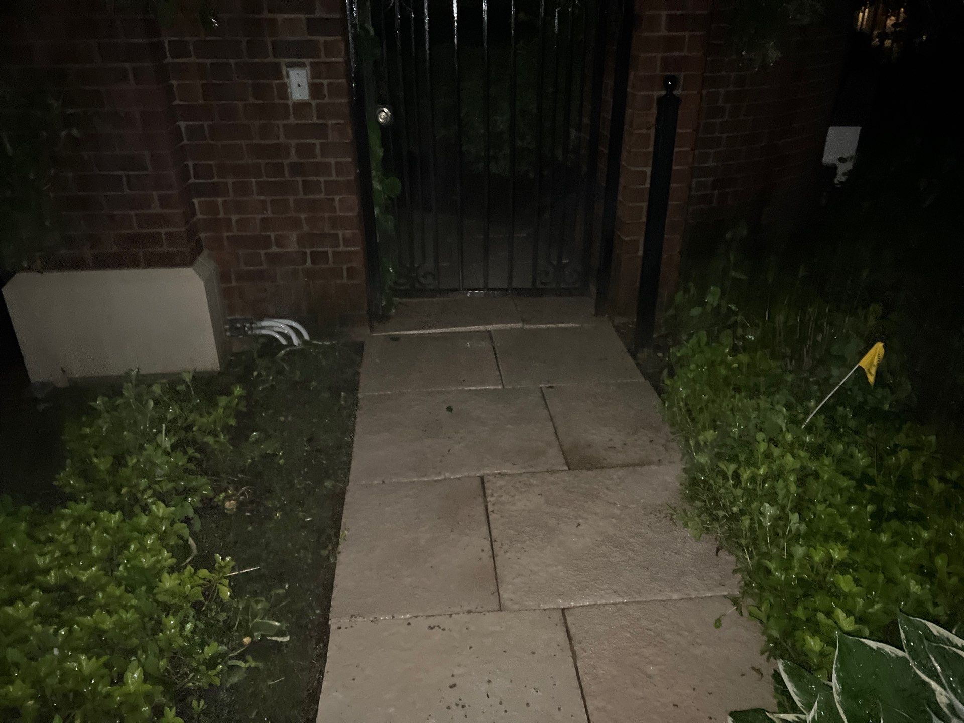 Brick paver clean, sand and seal.  using Algaecide, soft wash soap by Northern Power Washing LLC.