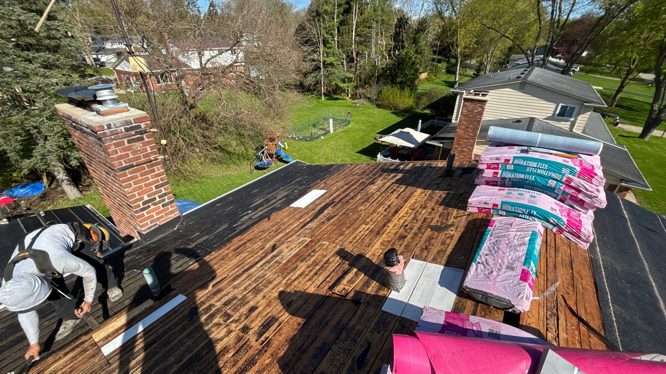 Roof Replacement using Owens Corning Tru Definitions by 180 Contractors