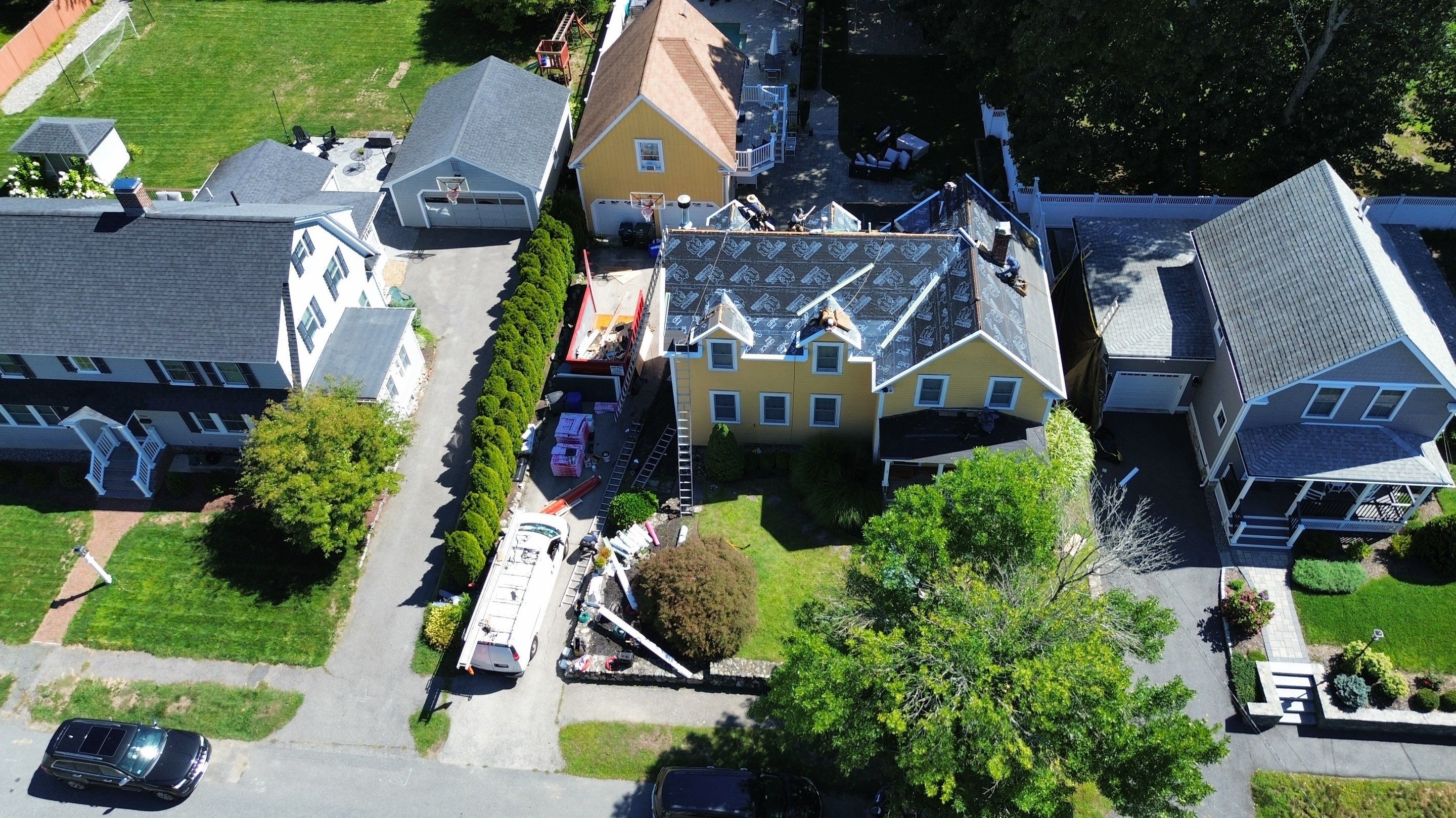 Roof & EPDM Flat Roof Installation – Andover, MA by Mighty Dog Roofing of Greater Middlesex County