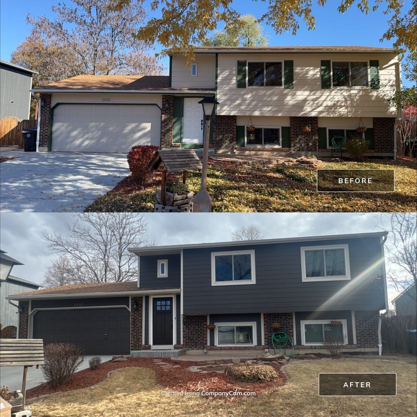 Project in Longmont by Ideal Siding Boulder