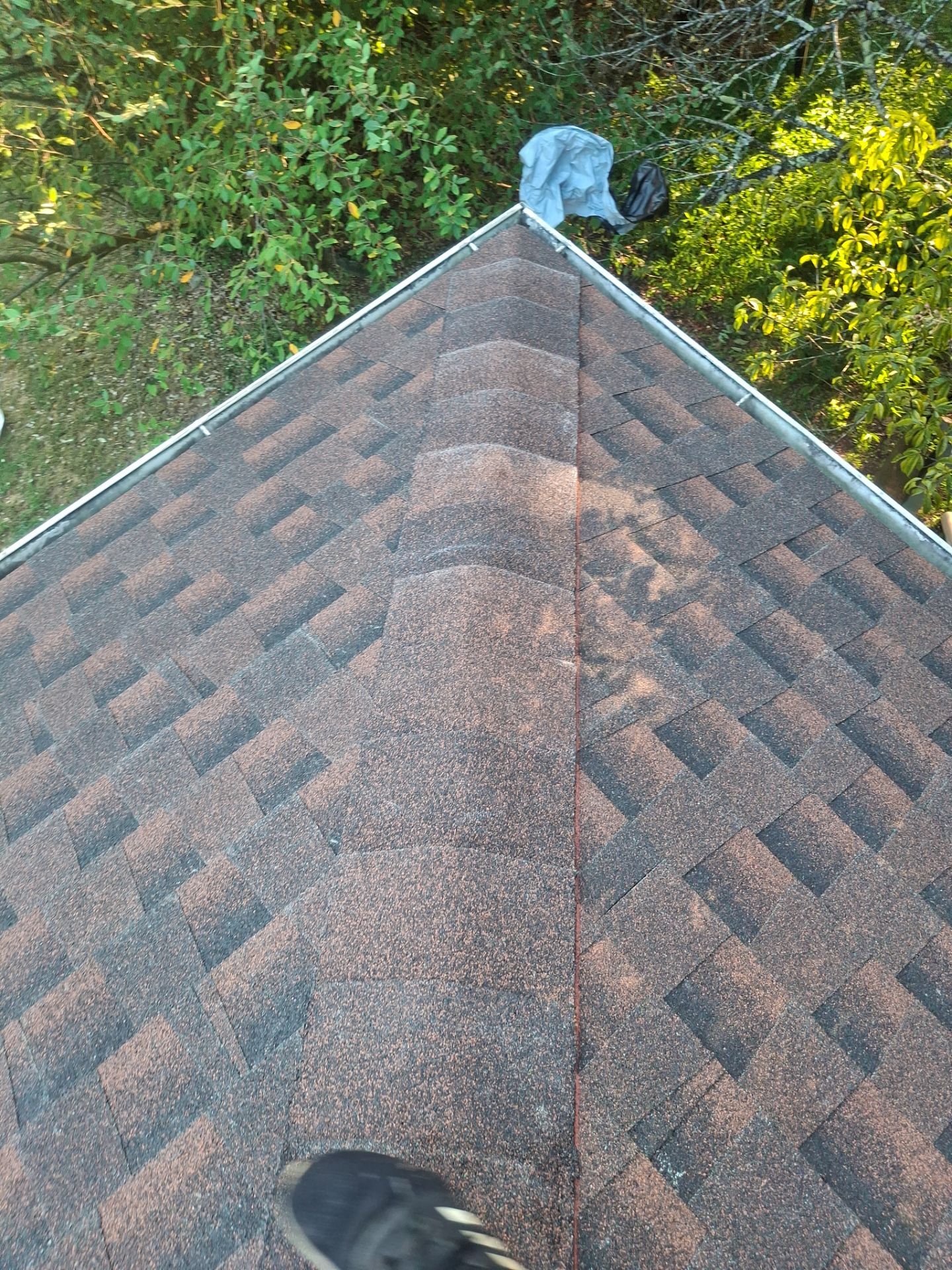 Residential Roofing Installation using GAF TImberline HDZ Hickory by Rainstoppers Roofing