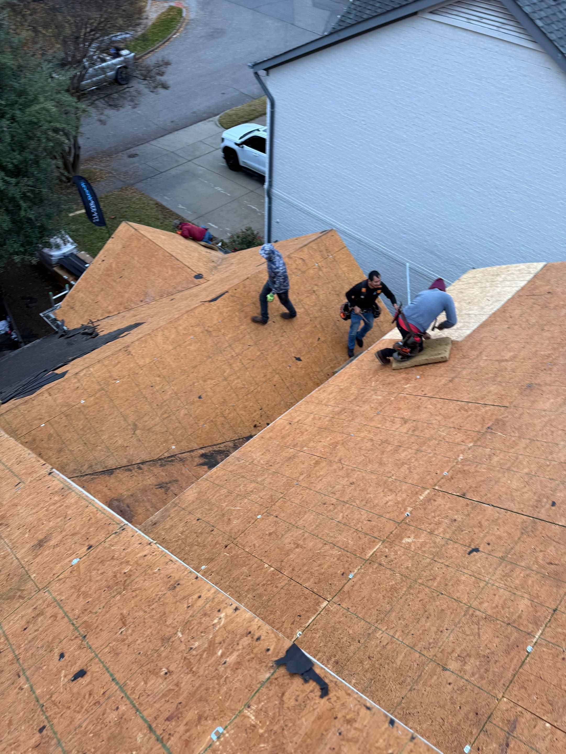 Residential Roof Replacement using GAF HDZ - Weathered Wood by Elite Roofing LLC