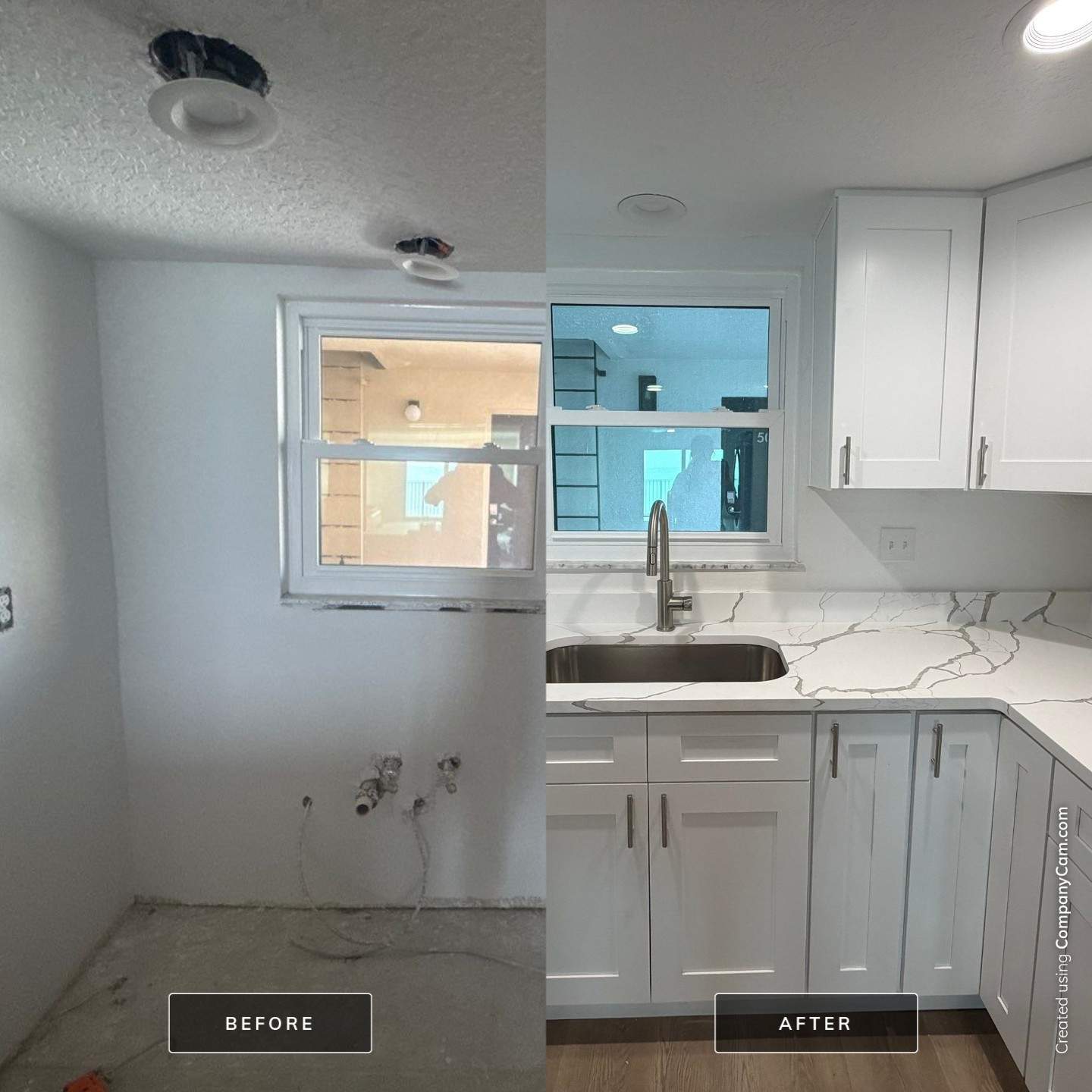 Full Condominium Remodel Featuring Aubrey Oak Flooring In Daytona Beach by Acies Renovations