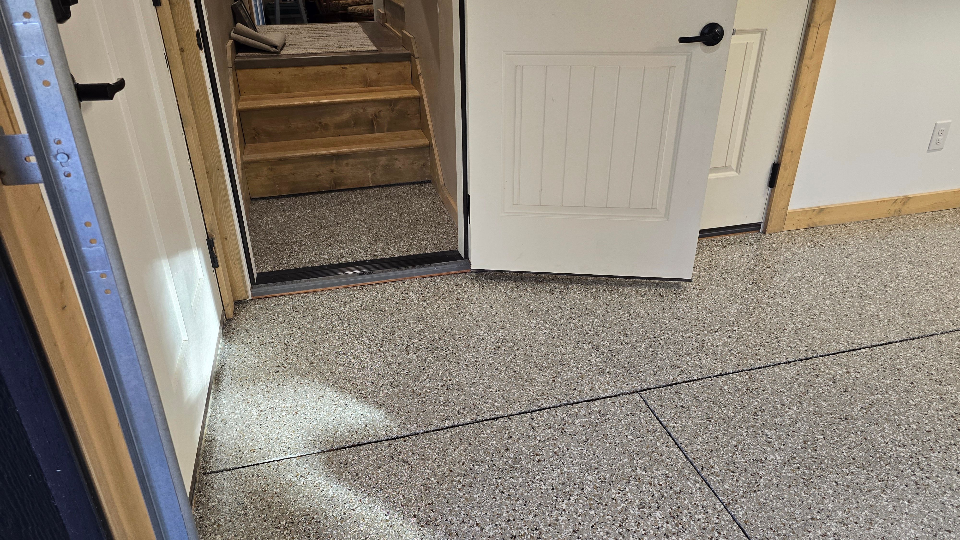 Garage using Creekbed by Elite Floor Solutions