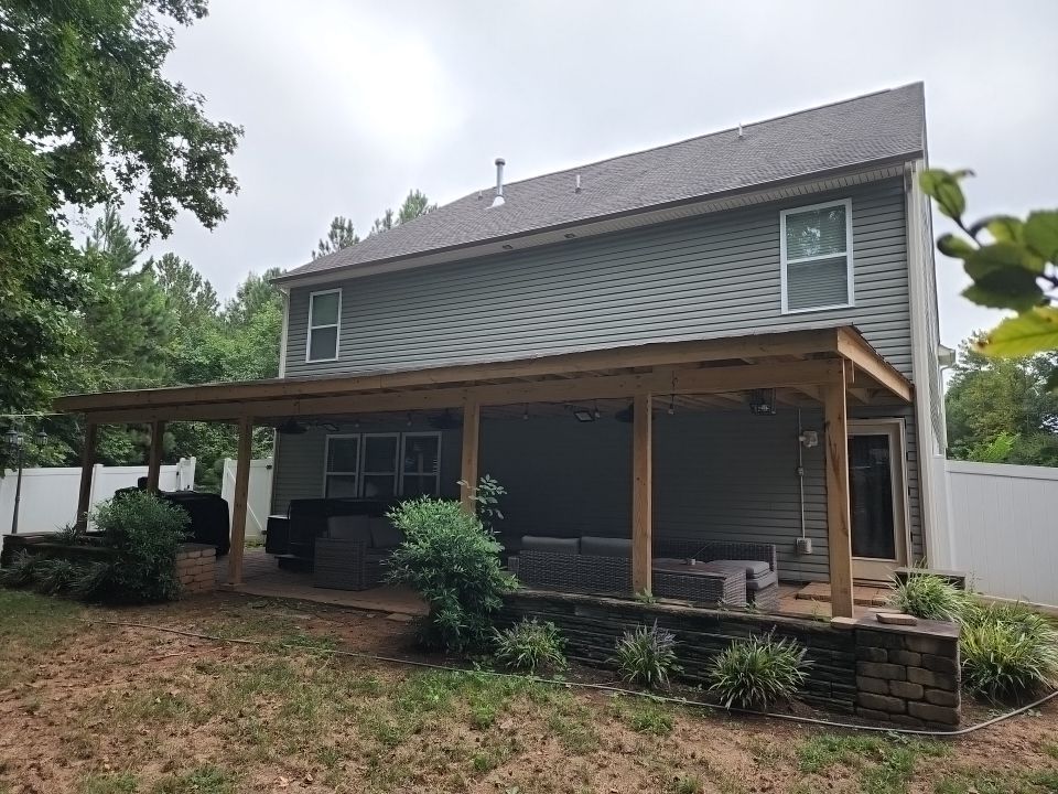 House Wash using cleaner by Power Wash Masters LLC