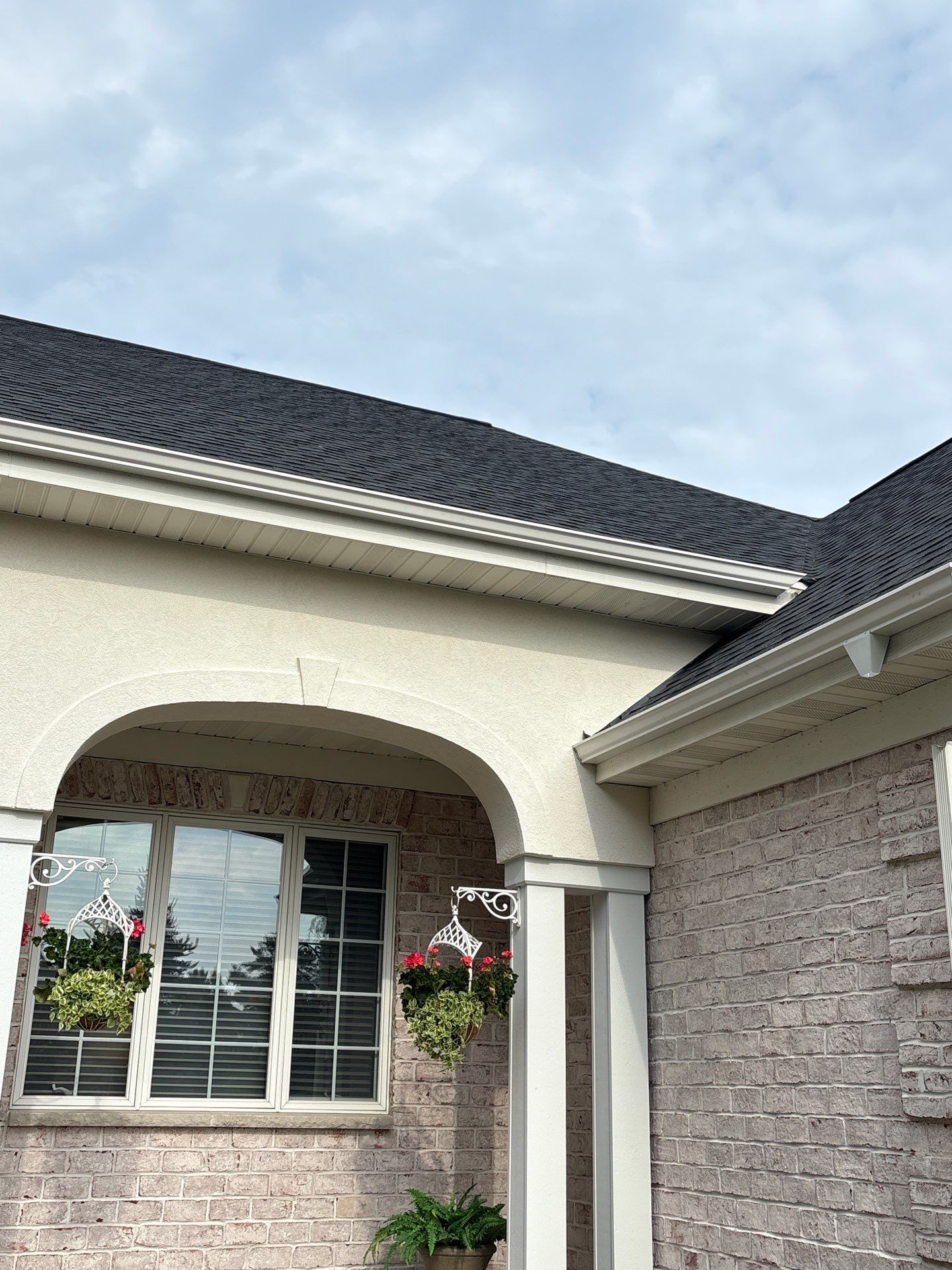 Classic Stucco Beauty  by Gellings Roofing & Siding