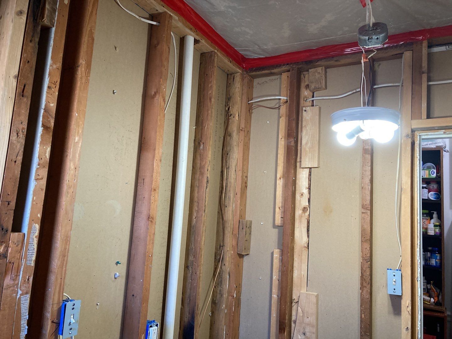 Water Damage in Bathroom by Accountable Home Services