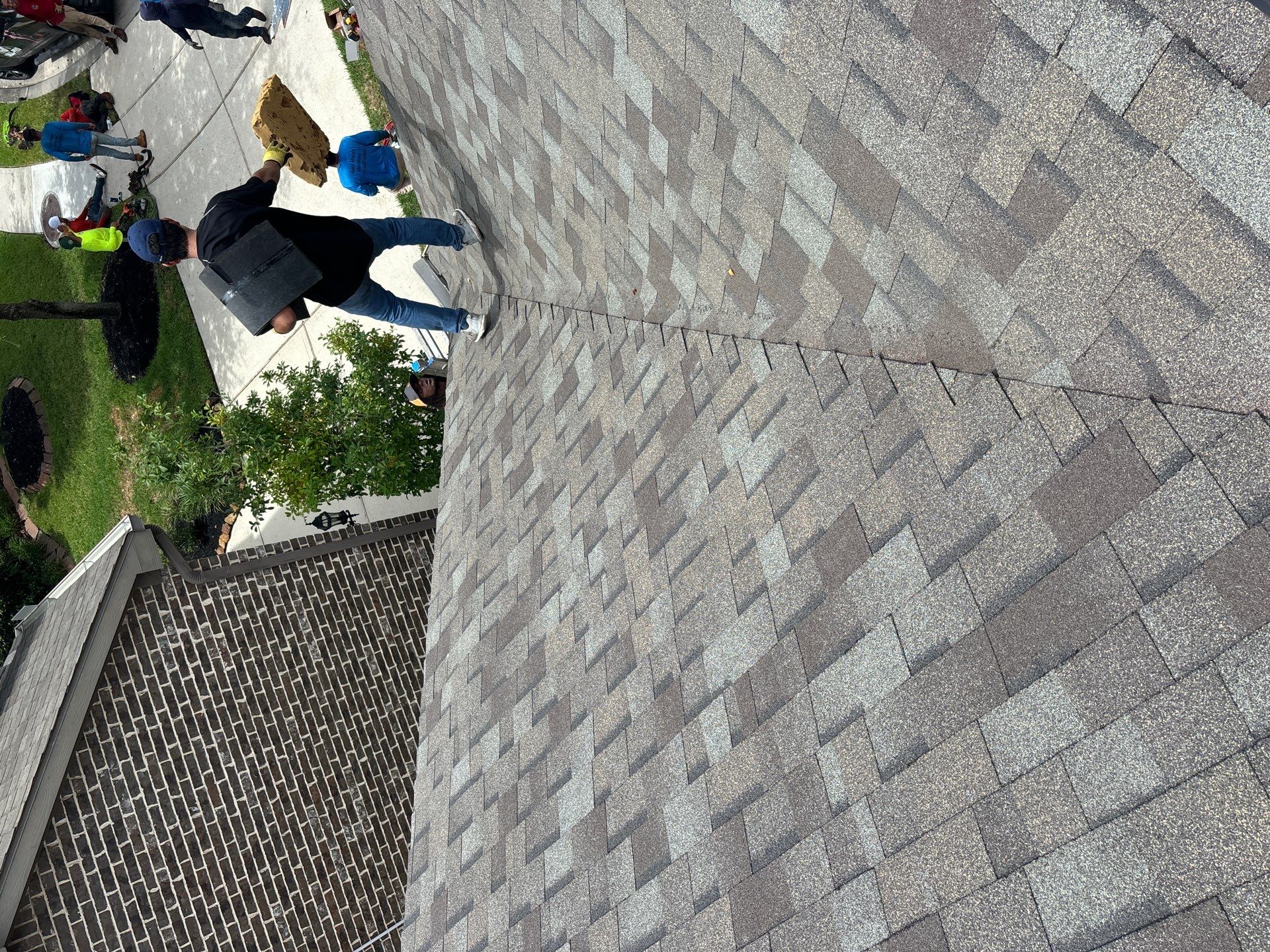Residential Roofing Installation using Owen's Corning Duration (Lifetime) Shingles by Roof Repair Company